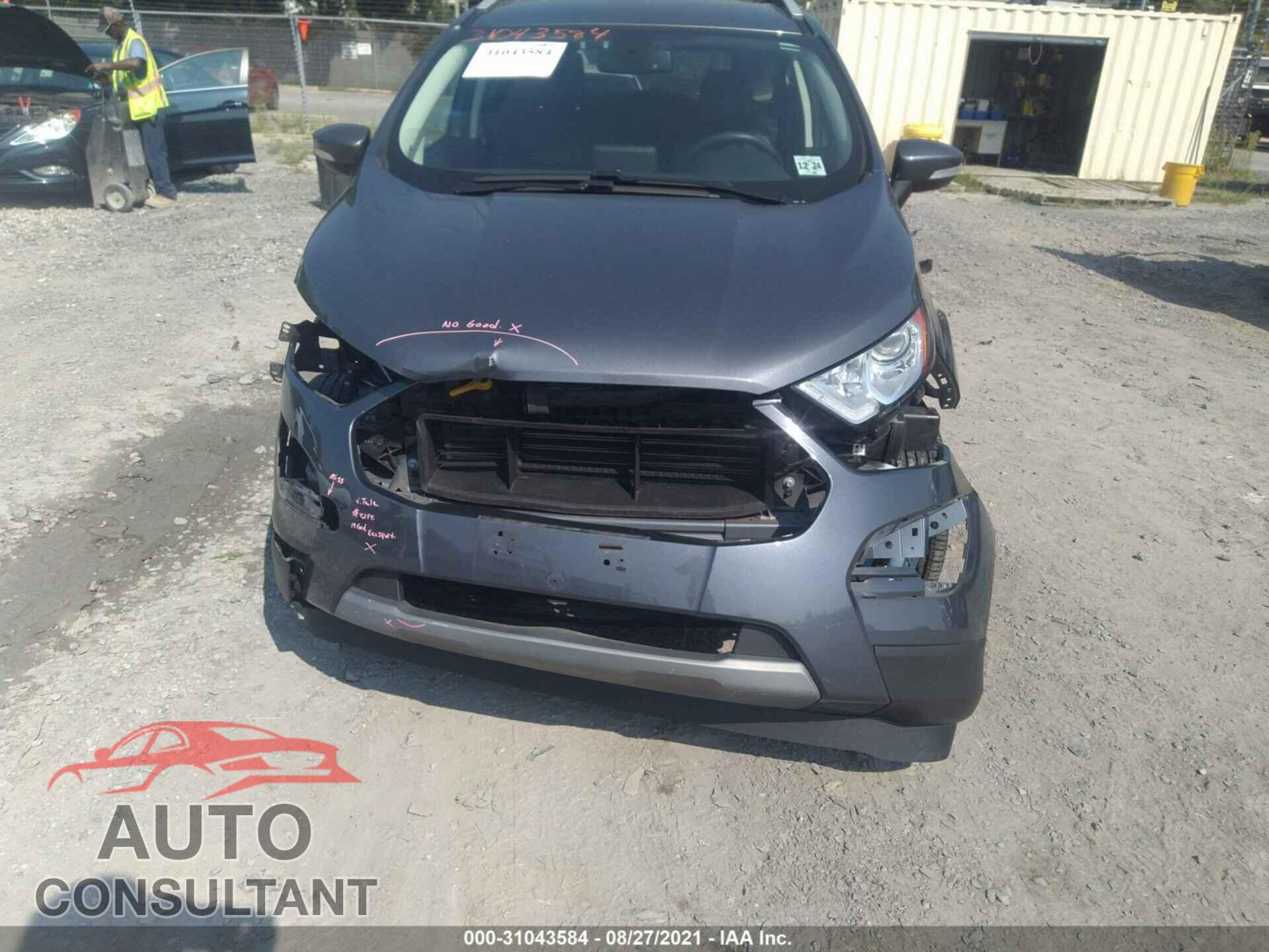 FORD ECOSPORT 2019 - MAJ6S3KL0KC270107