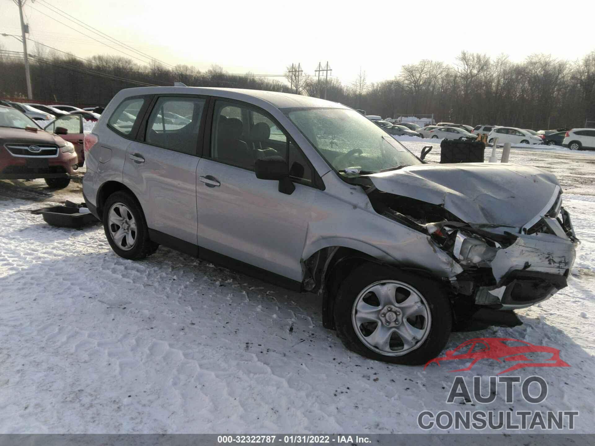 SUBARU FORESTER 2017 - JF2SJAAC5HH412482