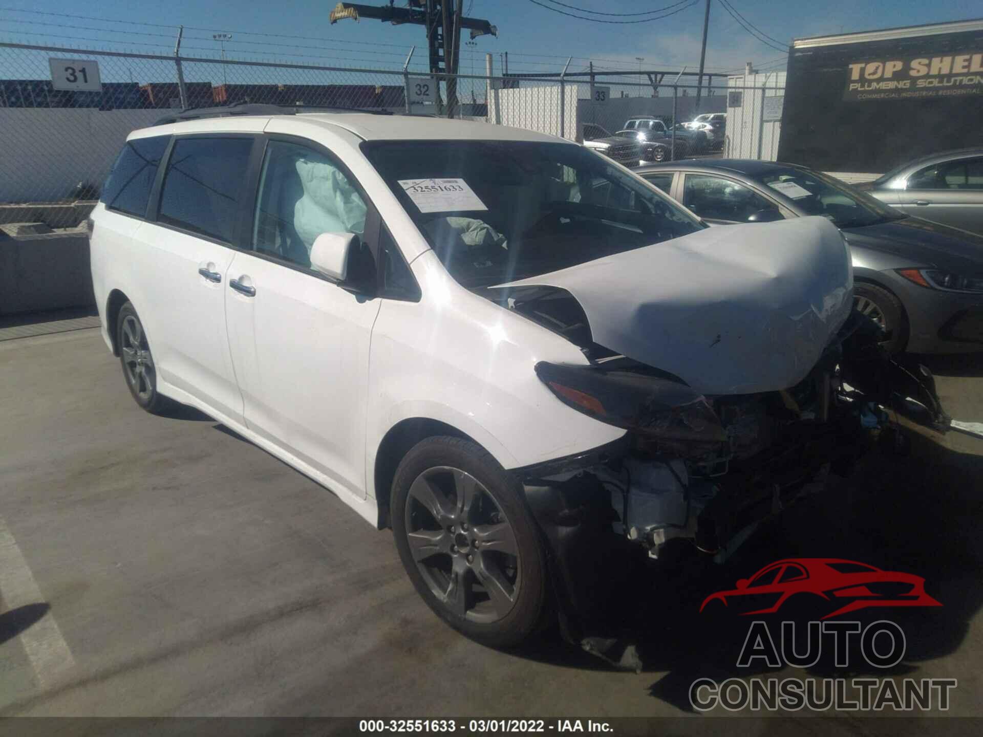 TOYOTA SIENNA 2020 - 5TDXZ3DC8LS054951