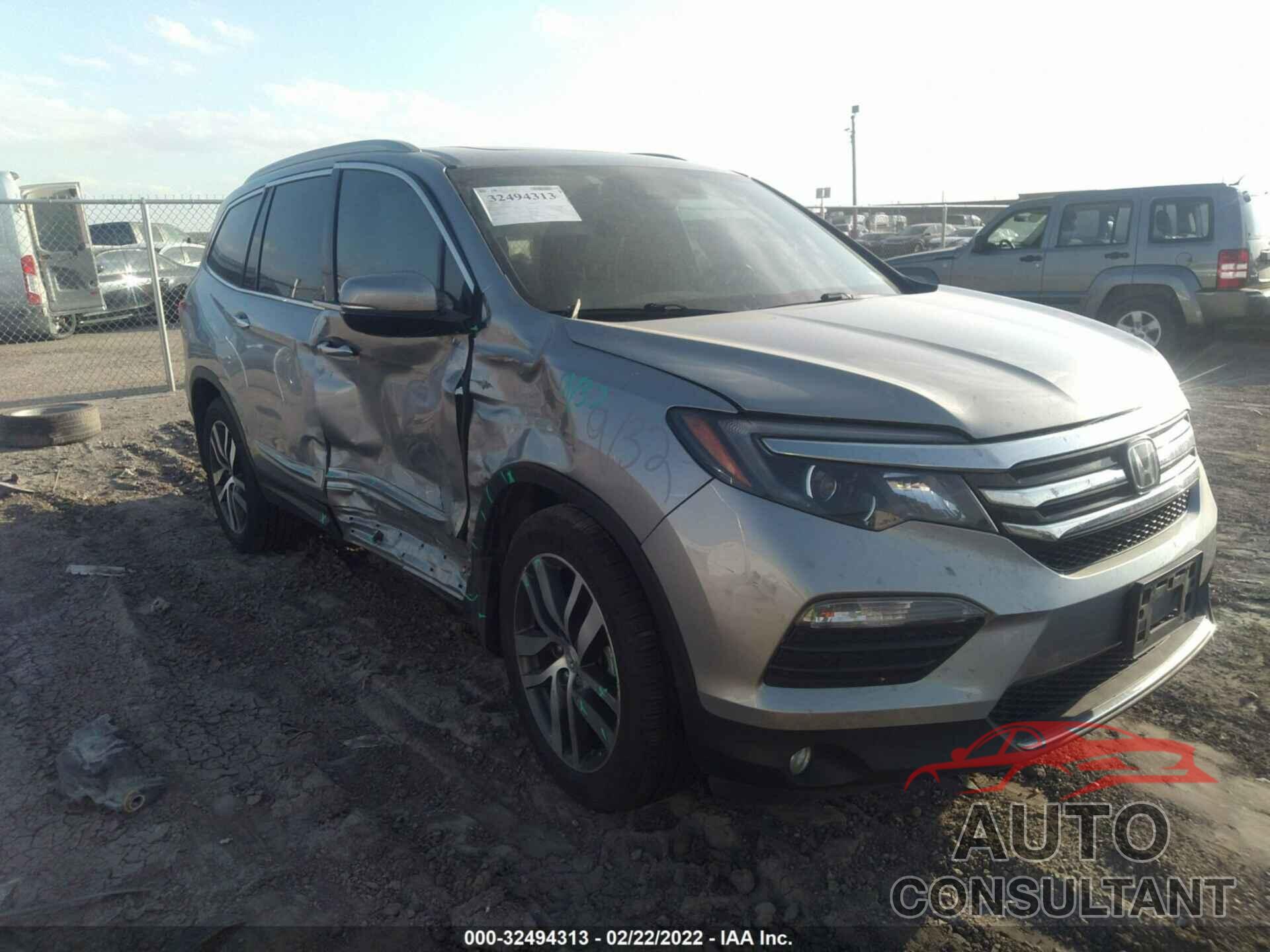 HONDA PILOT 2016 - 5FNYF6H05GB040062