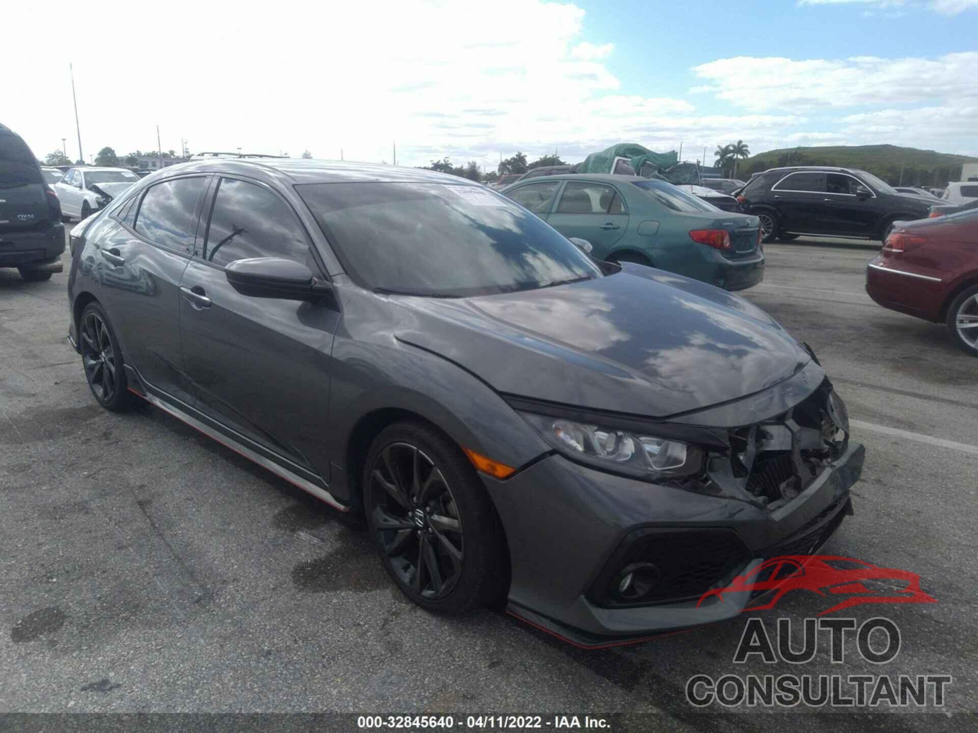 HONDA CIVIC HATCHBACK 2017 - SHHFK7H44HU206714
