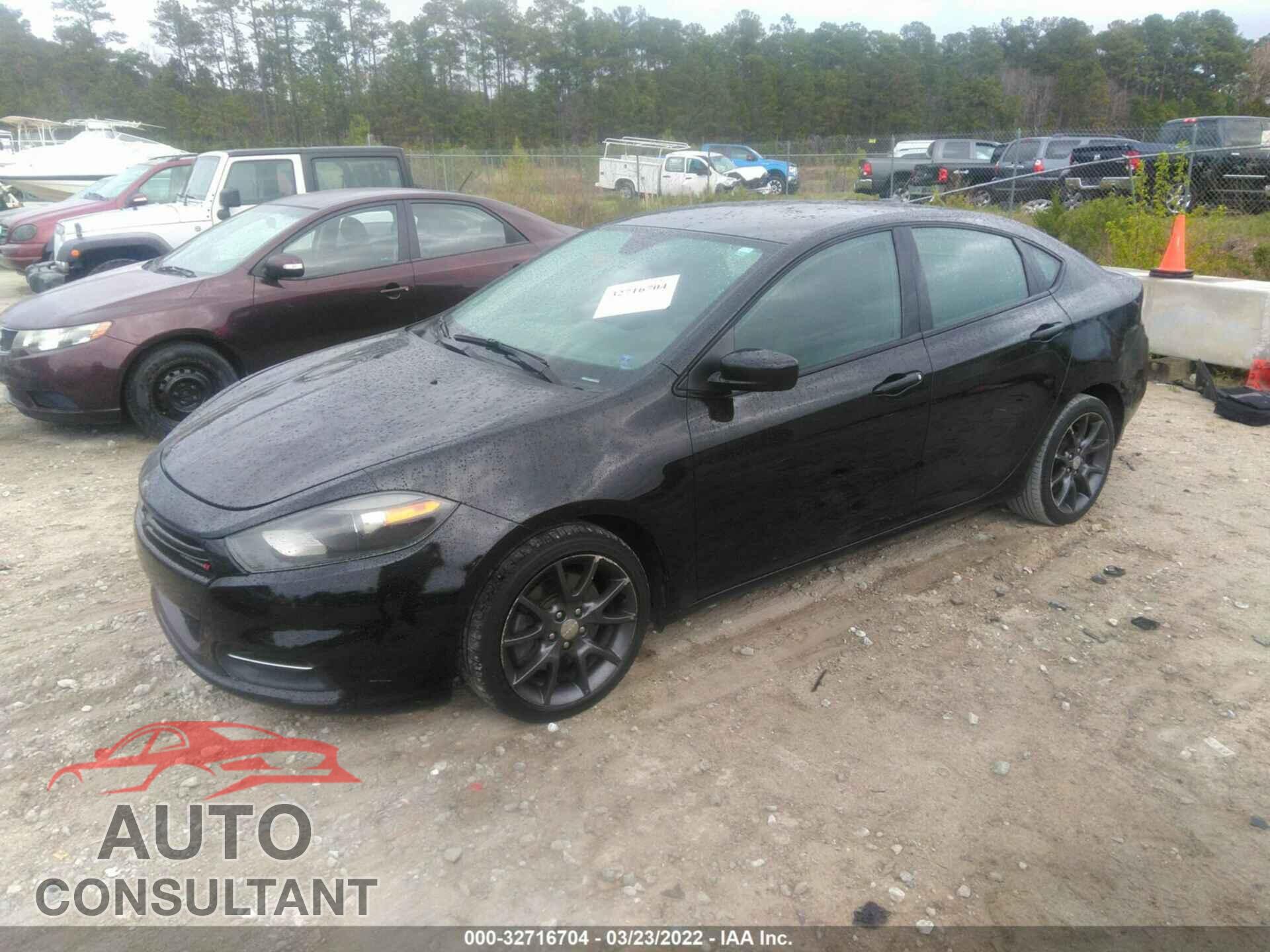 DODGE DART 2016 - 1C3CDFAA7GD530615