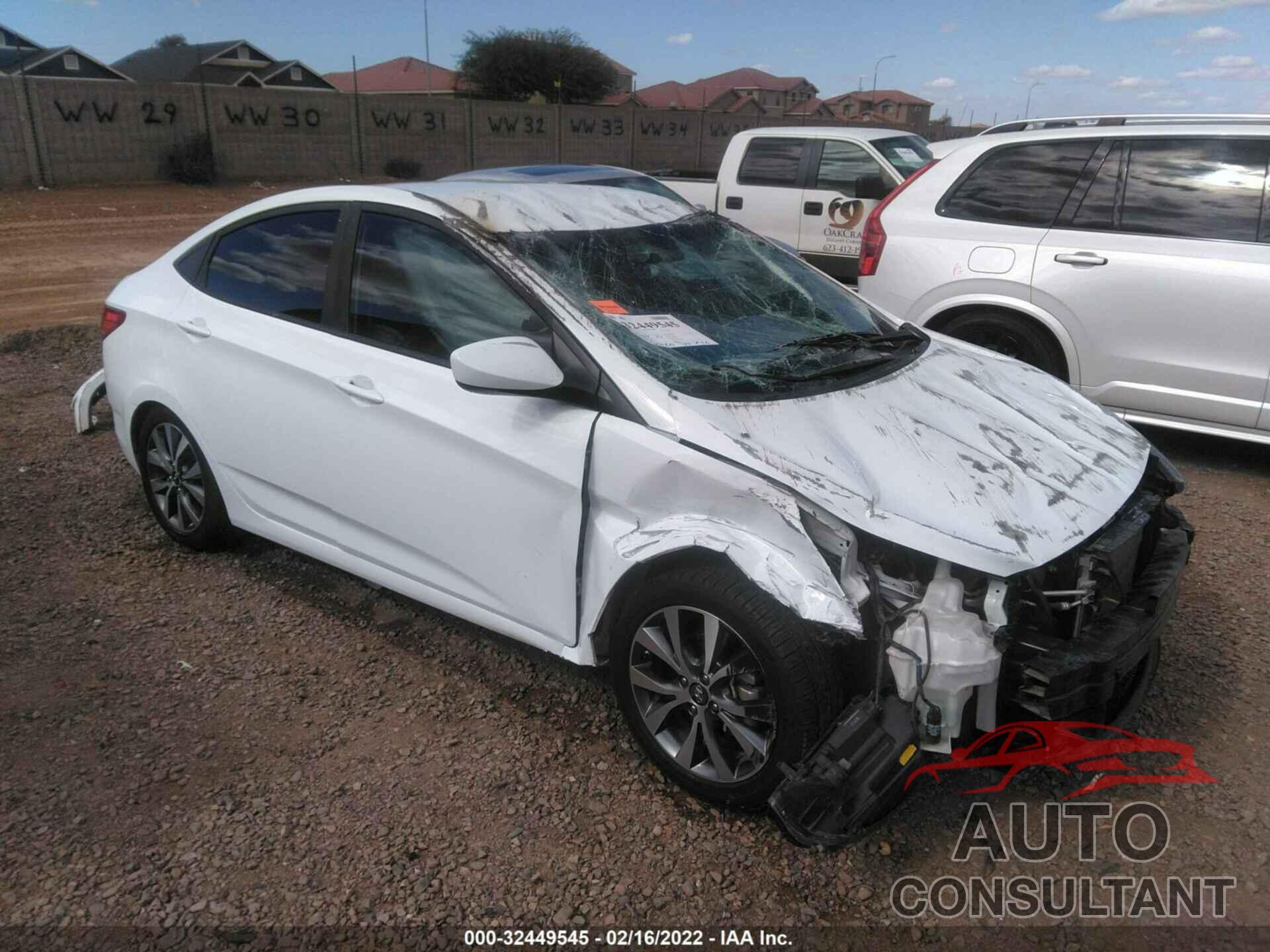 HYUNDAI ACCENT 2017 - KMHCT4AE0HU348323