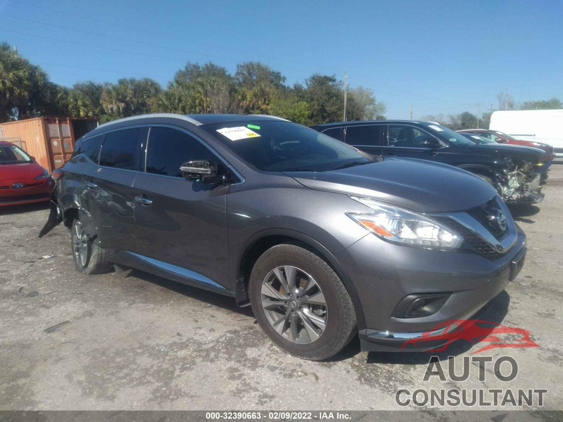 NISSAN MURANO 2017 - 5N1AZ2MH3HN110430