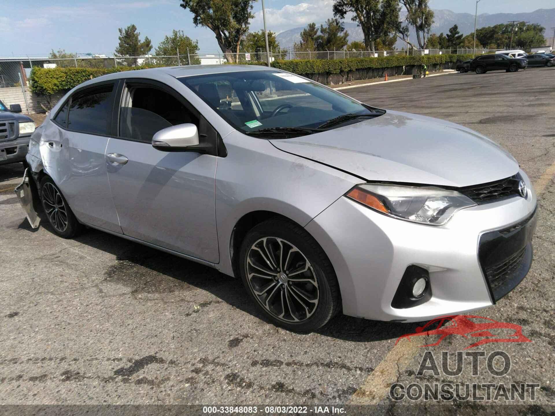 TOYOTA COROLLA 2016 - 2T1BURHE1GC616128