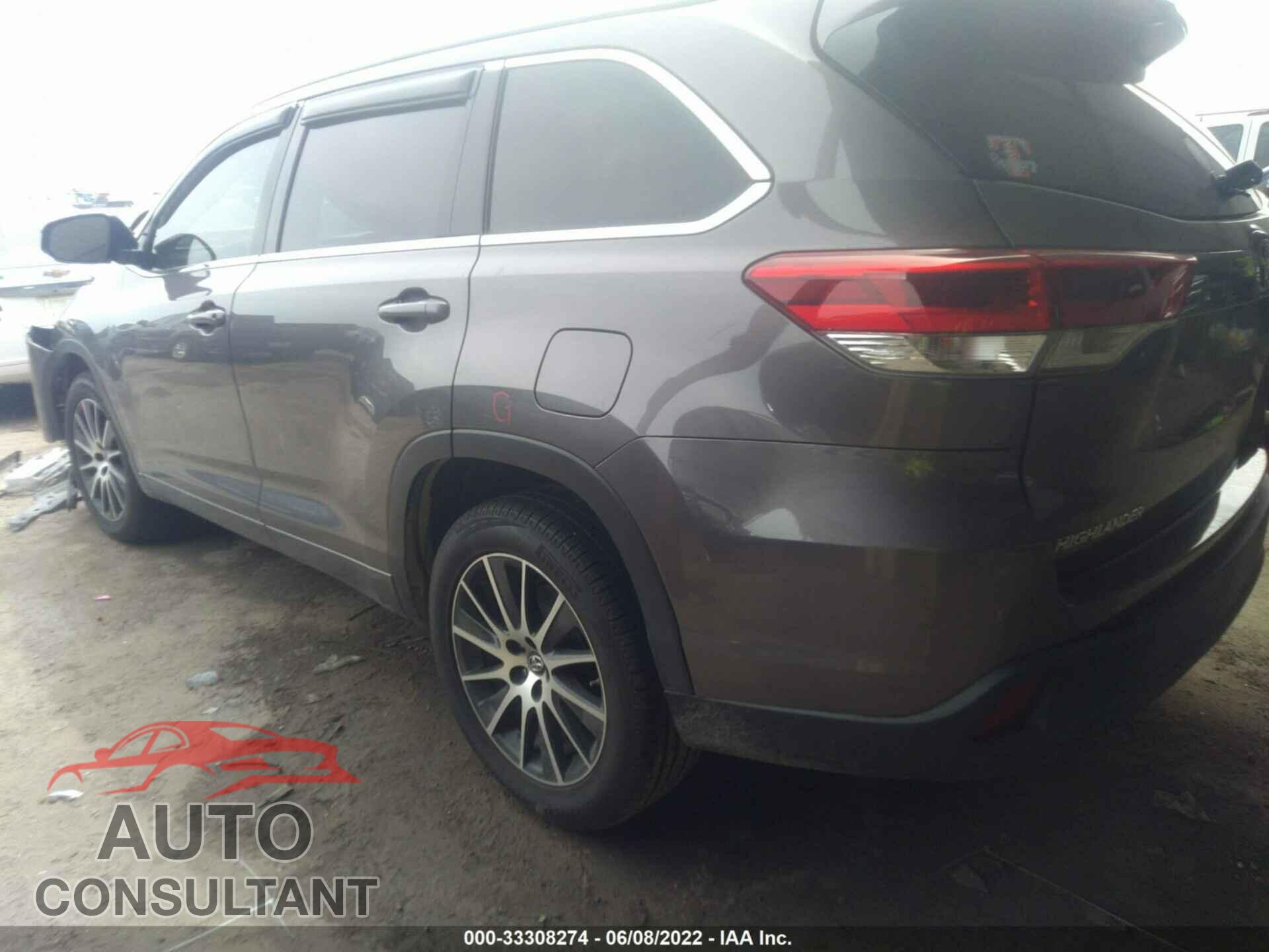 TOYOTA HIGHLANDER 2018 - 5TDKZRFH1JS533635