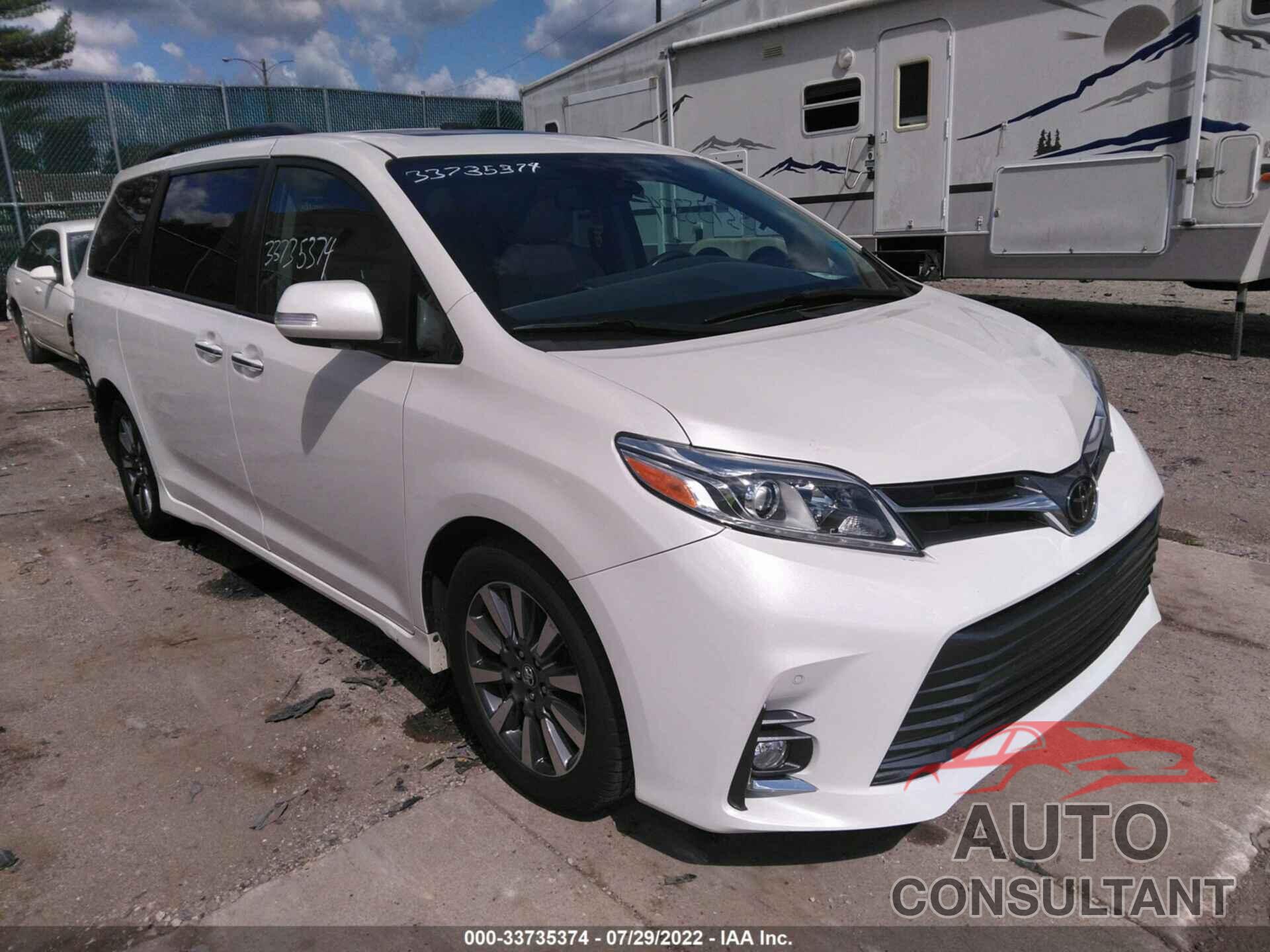 TOYOTA SIENNA 2018 - 5TDYZ3DC9JS916205