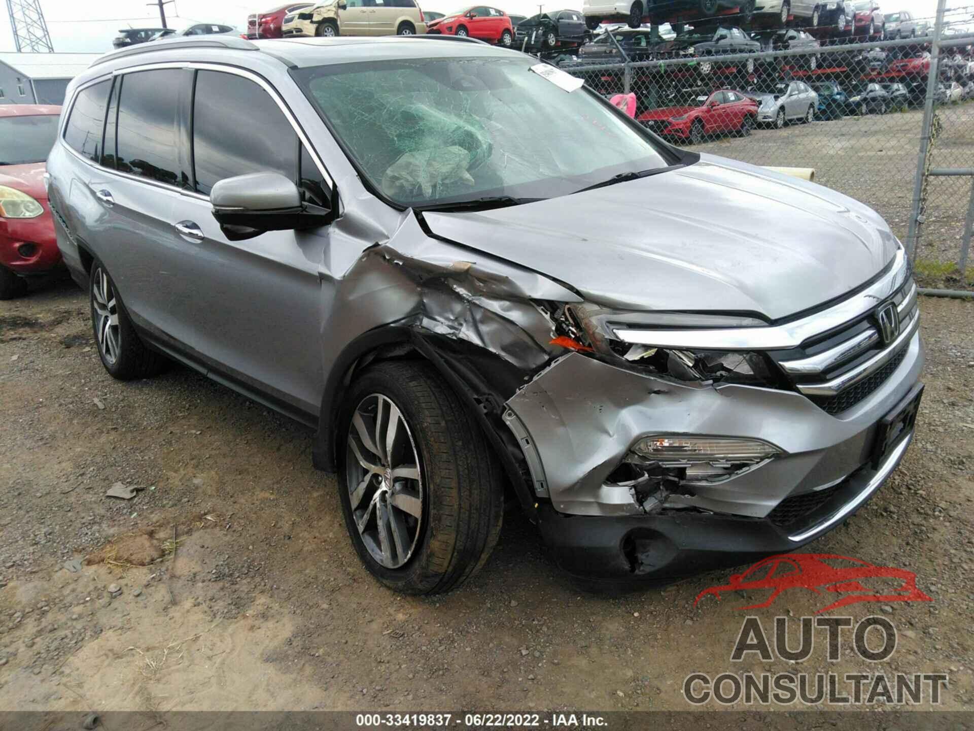 HONDA PILOT 2016 - 5FNYF6H93GB096029