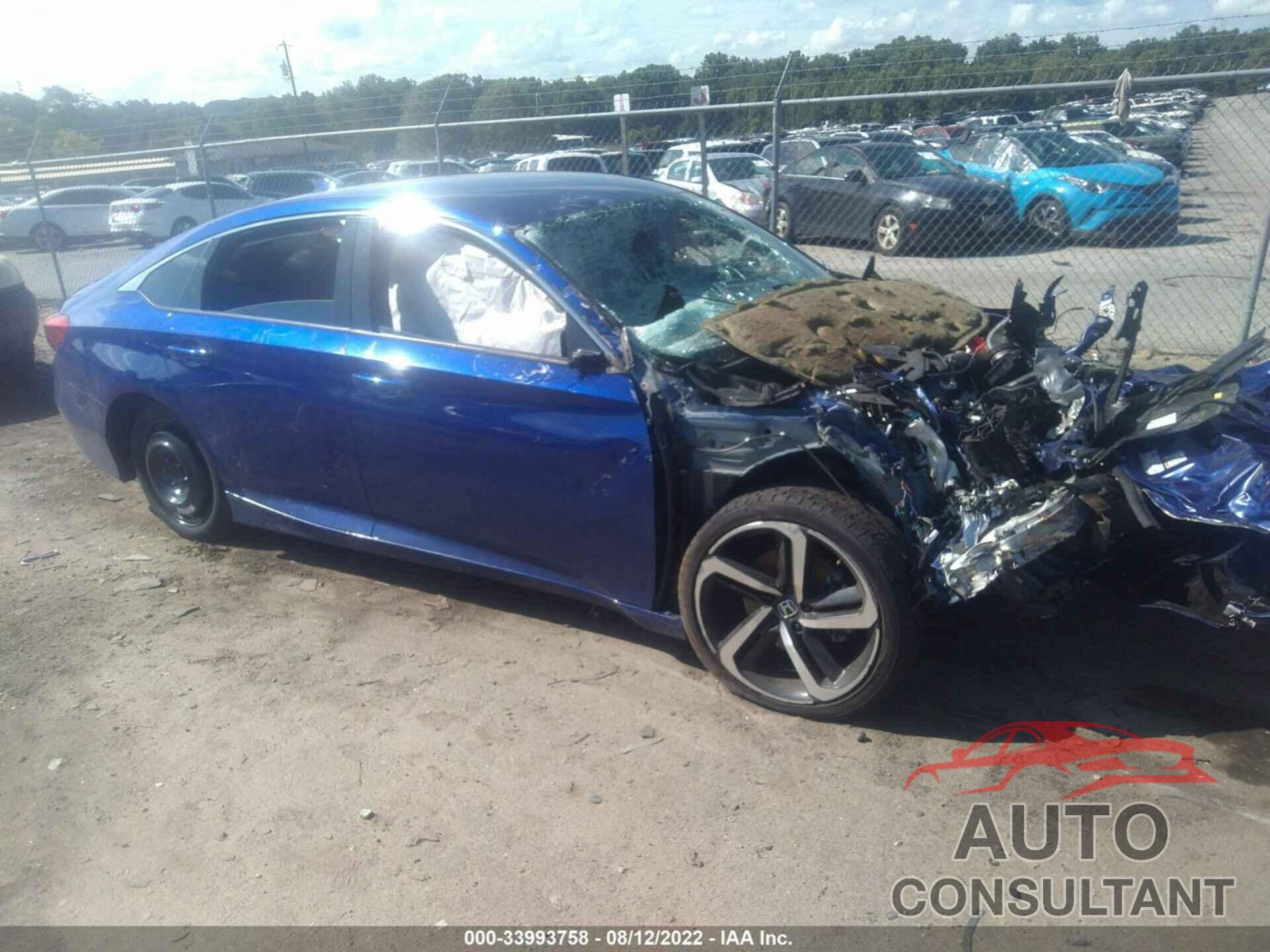 HONDA ACCORD SEDAN 2019 - 1HGCV1F37KA139529