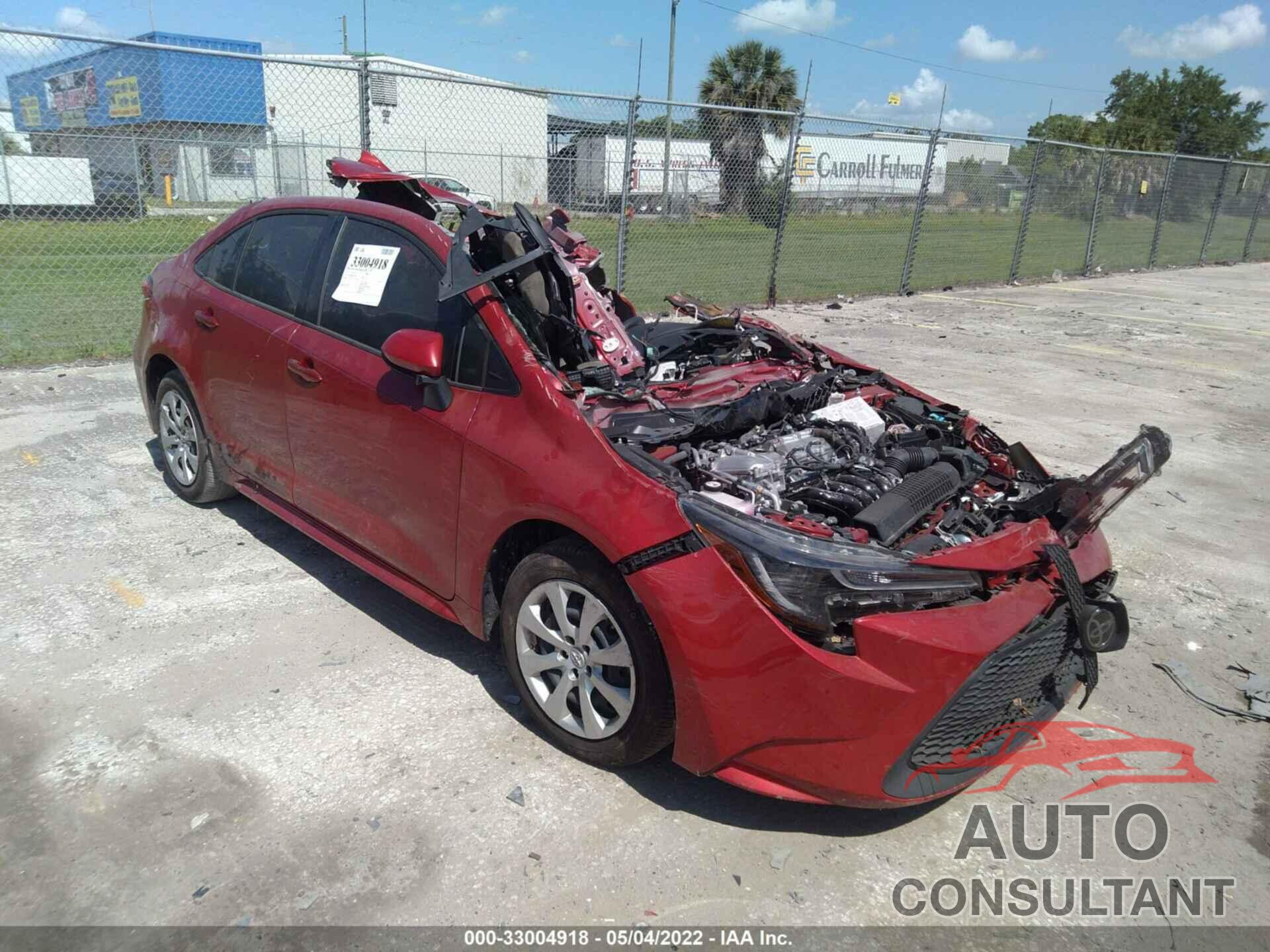 TOYOTA COROLLA 2021 - JTDEPMAE5MJ125482