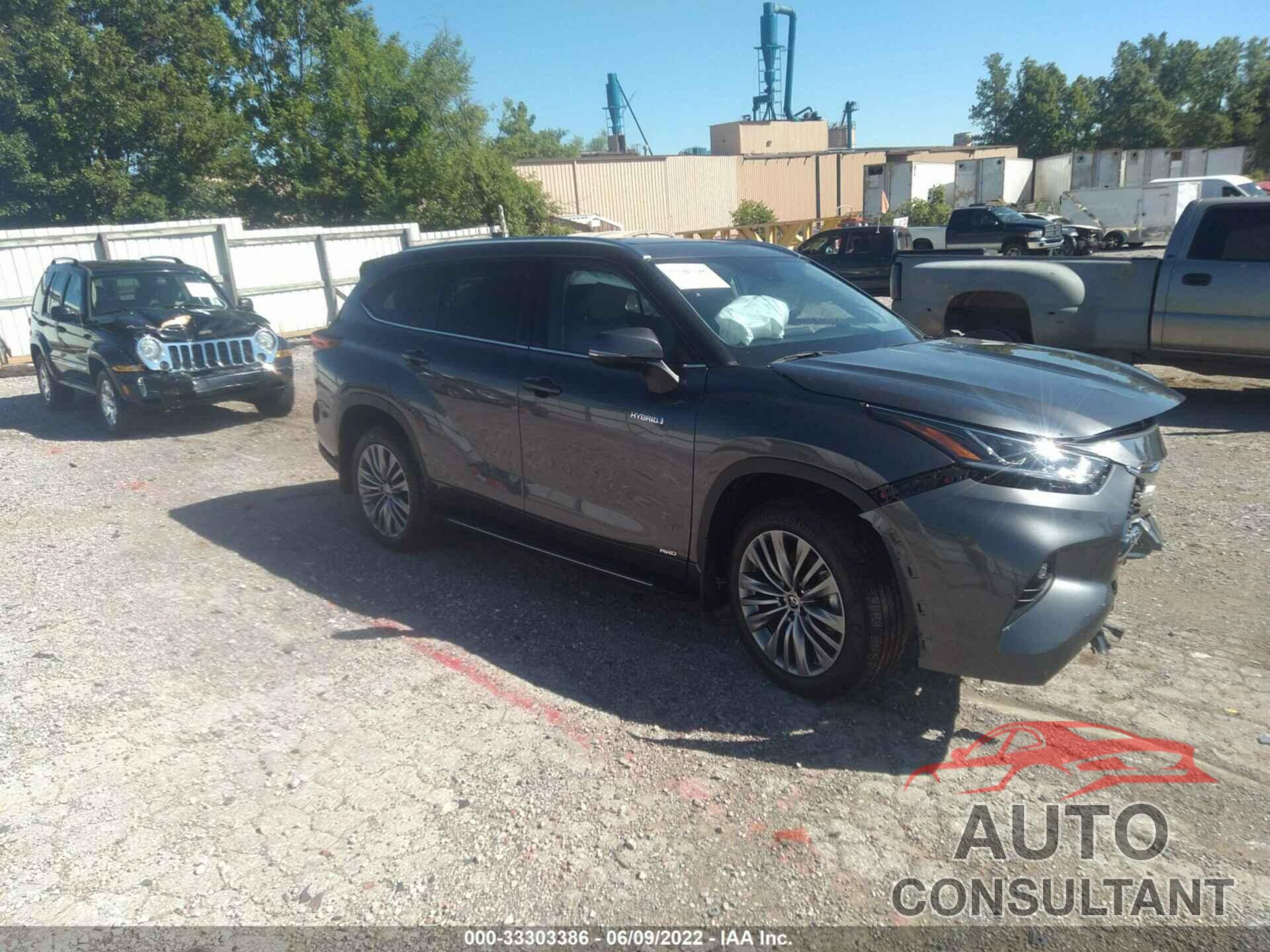 TOYOTA HIGHLANDER 2021 - 5TDEBRCH5MS062132