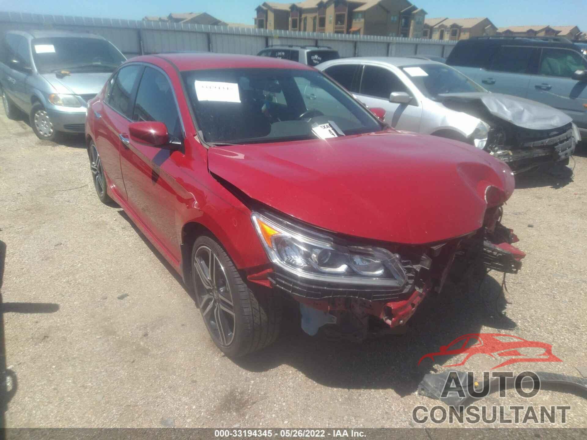 HONDA ACCORD SEDAN 2017 - 1HGCR2F11HA276418