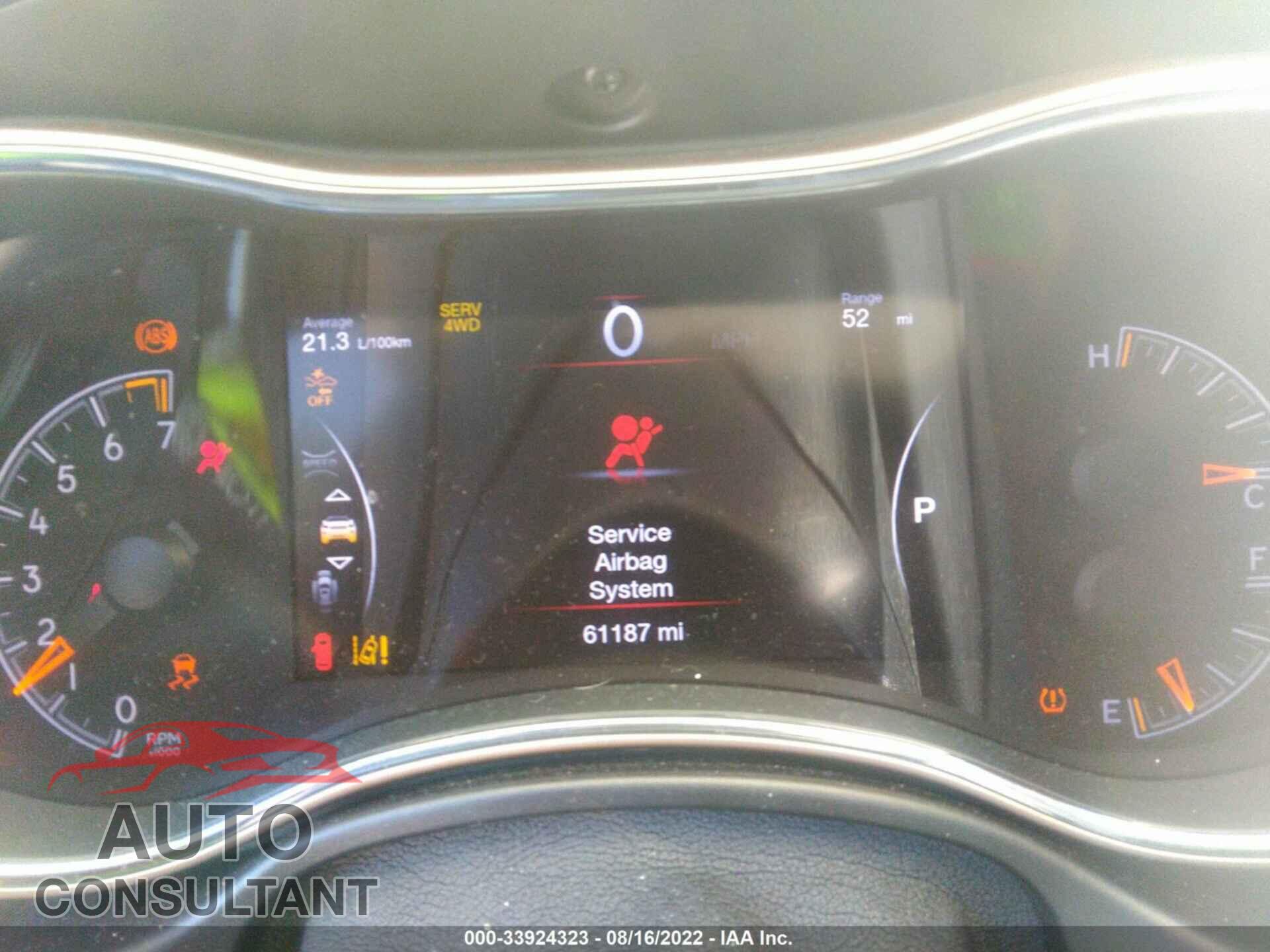 JEEP GRAND CHEROKEE 2017 - 1C4RJFBG3HC865976