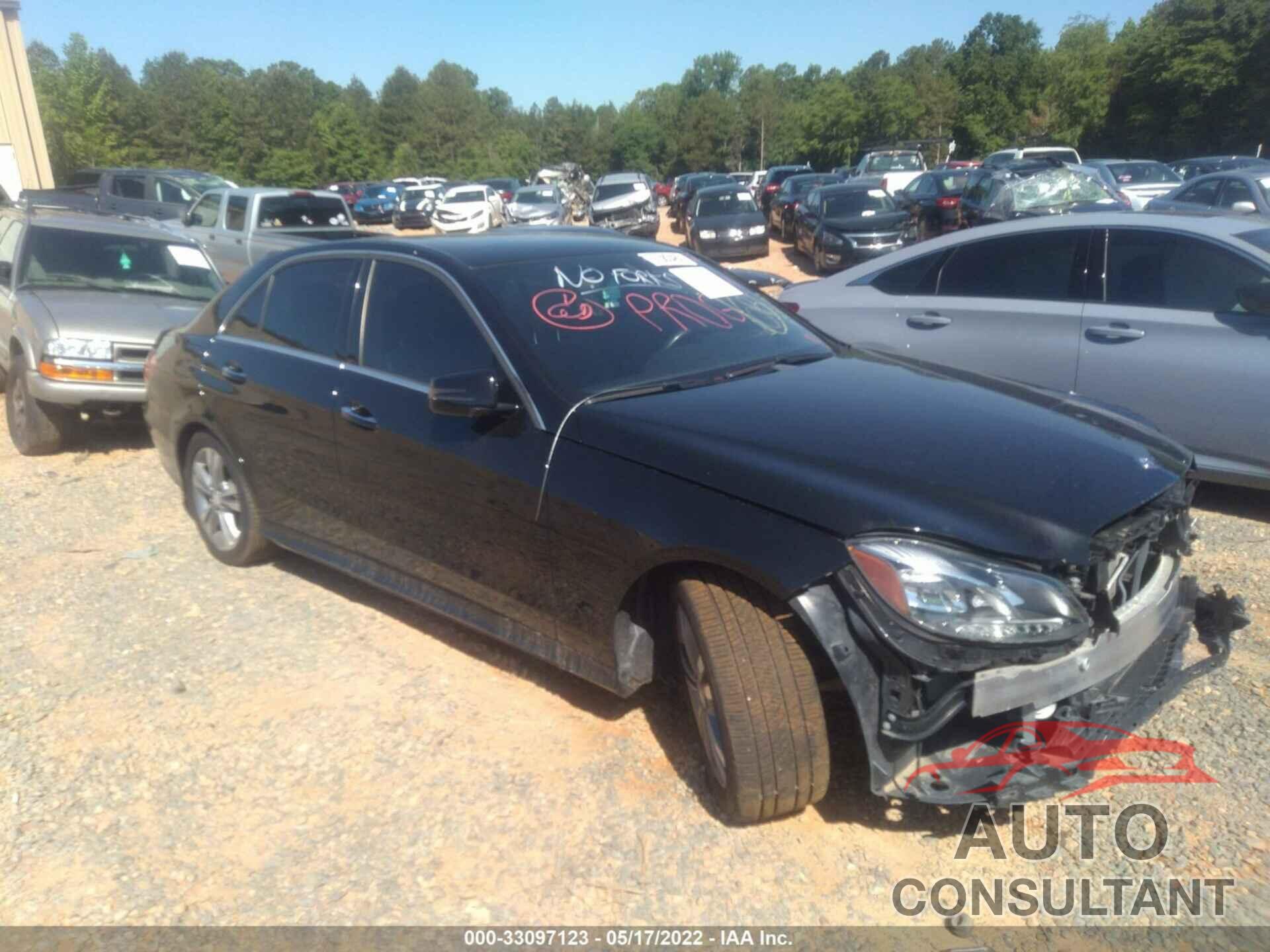 MERCEDES-BENZ E-CLASS 2016 - WDDHF5KB4GB183002