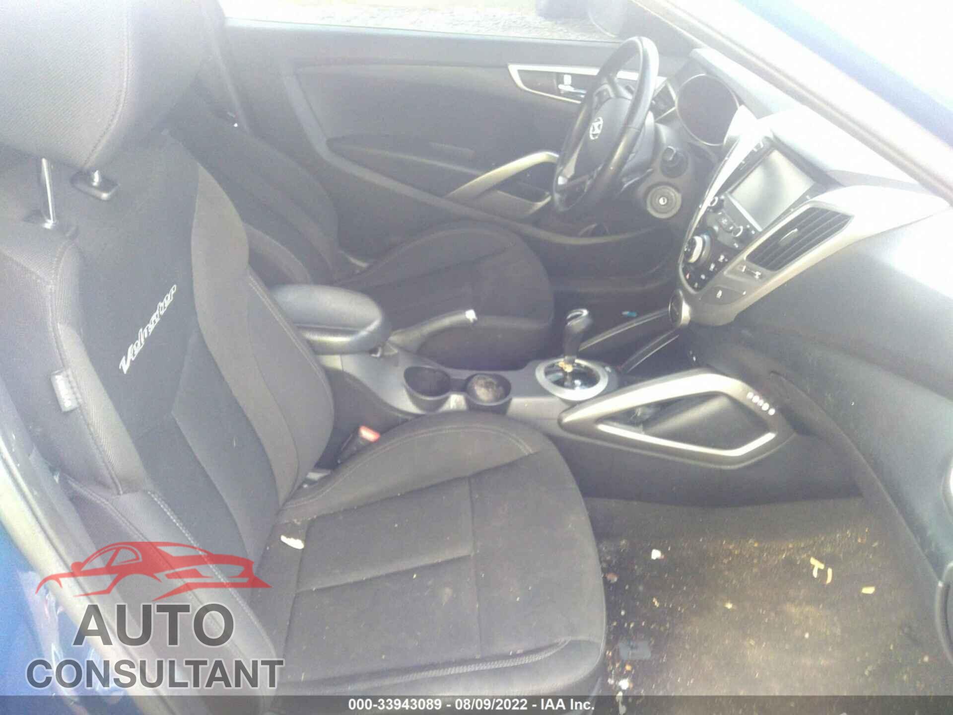 HYUNDAI VELOSTER 2017 - KMHTC6AD0HU306737