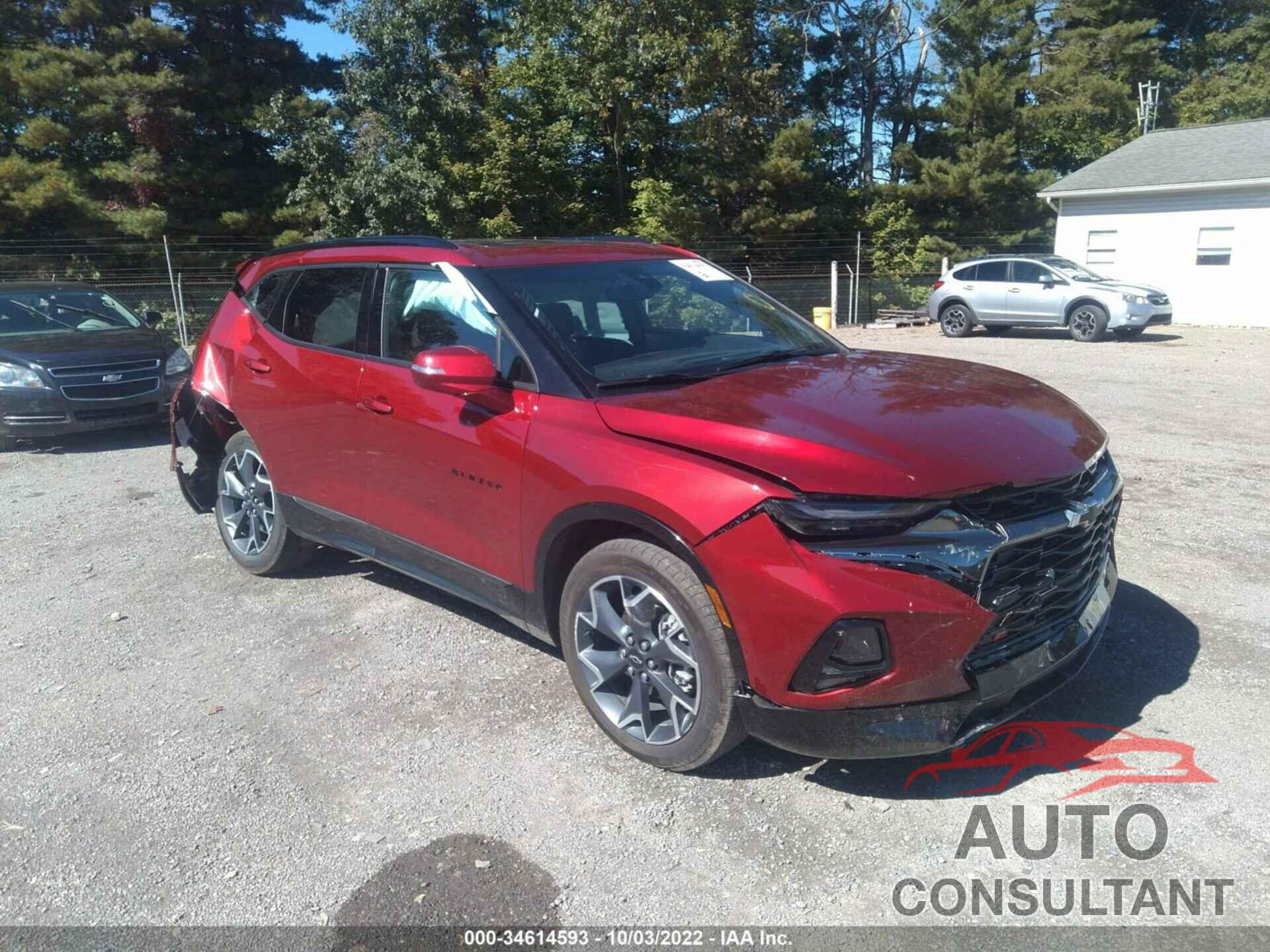 CHEVROLET BLAZER 2021 - 3GNKBKRS1MS571392