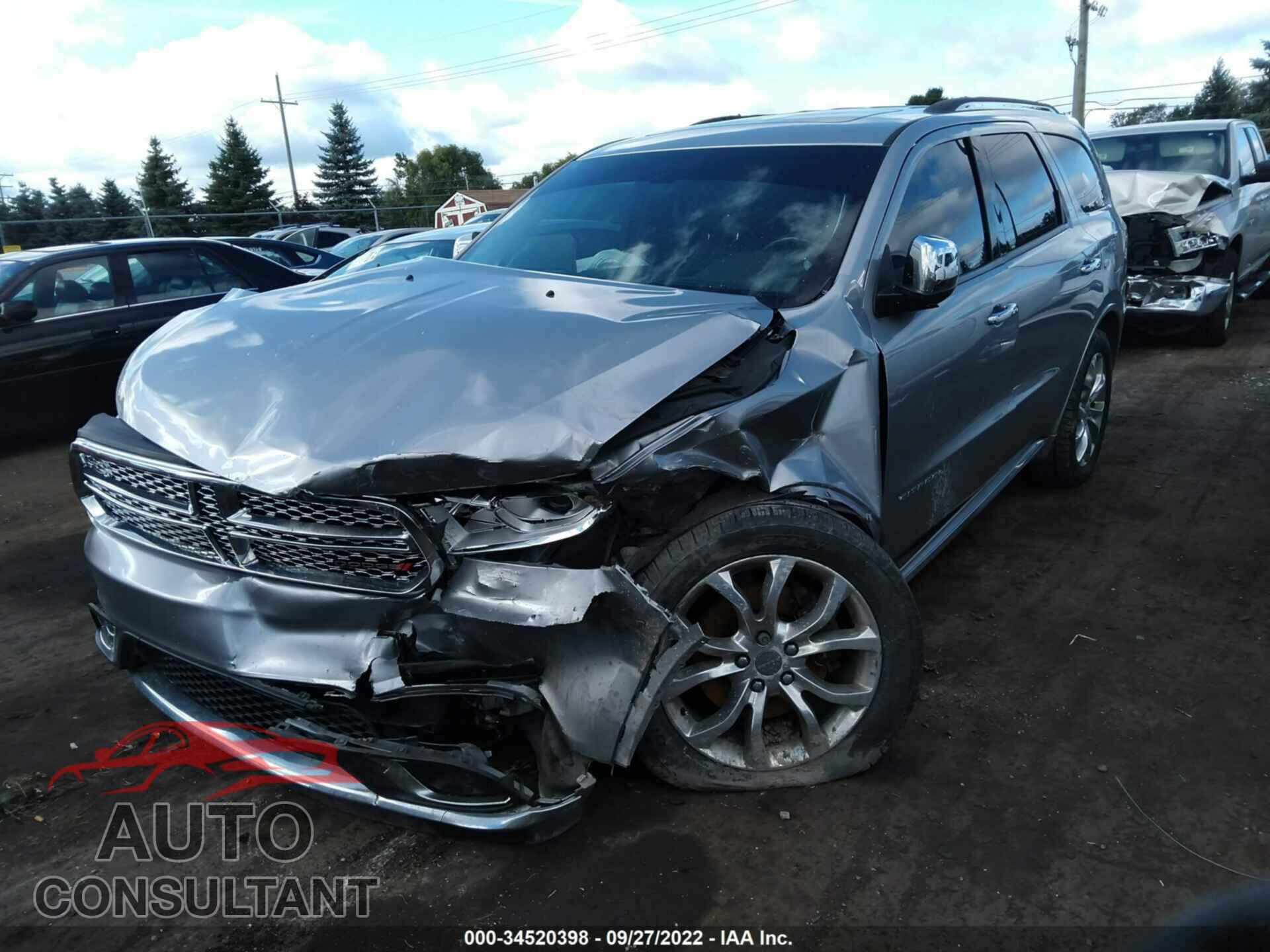 DODGE DURANGO 2016 - 1C4RDJEG9GC393335