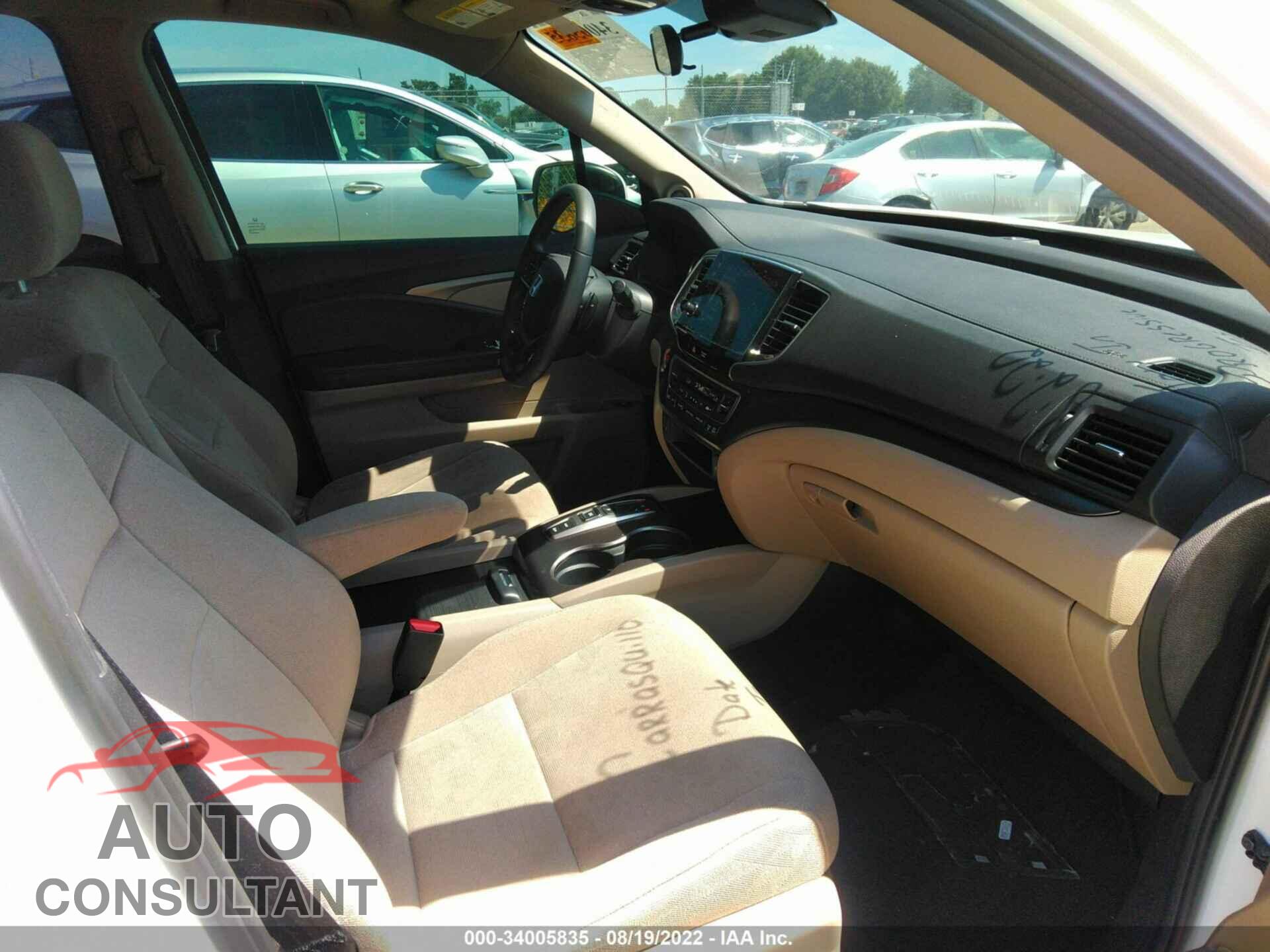 HONDA PILOT 2021 - 5FNYF5H32MB016706