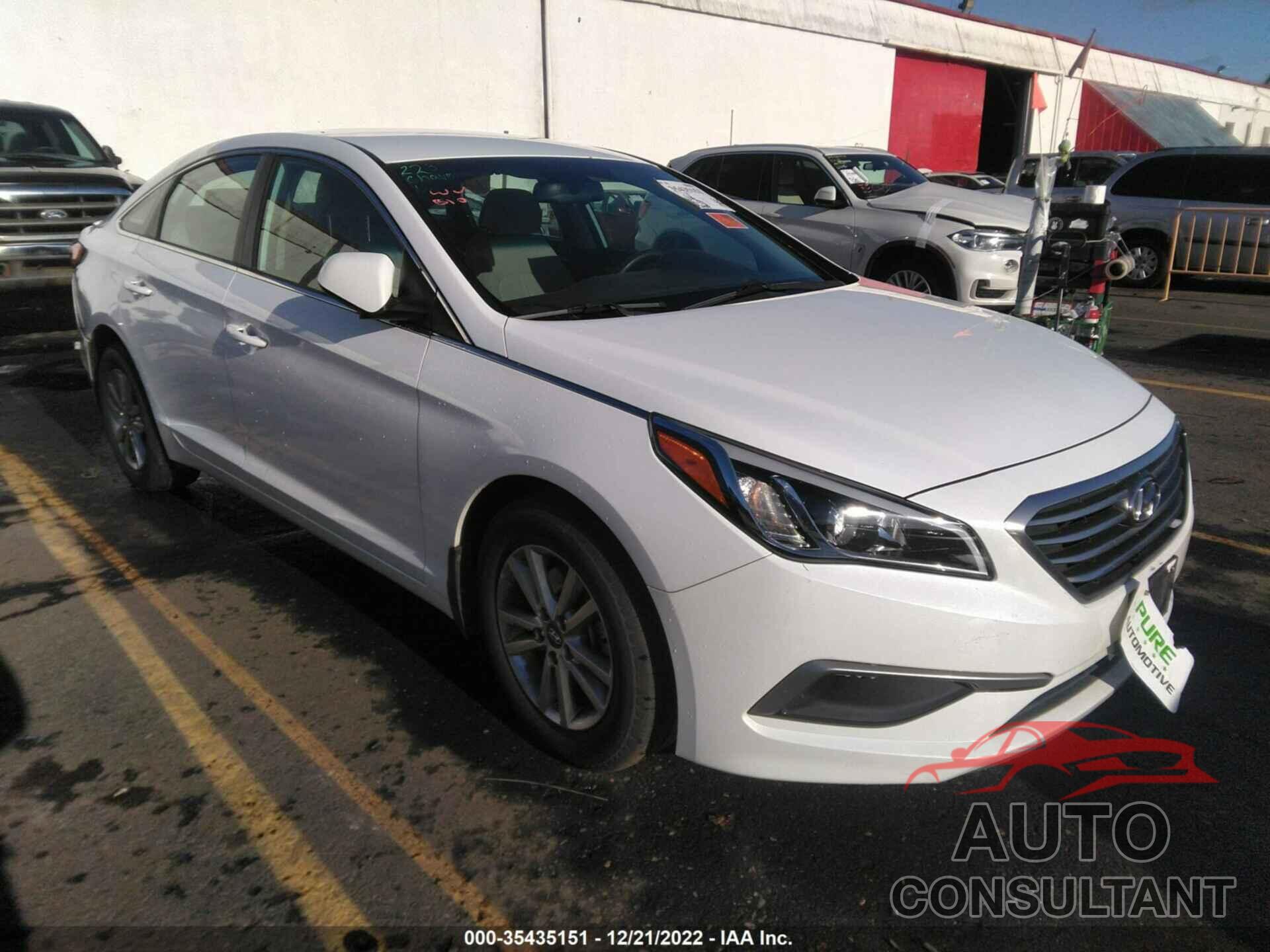 HYUNDAI SONATA 2016 - 5NPE24AFXGH294384