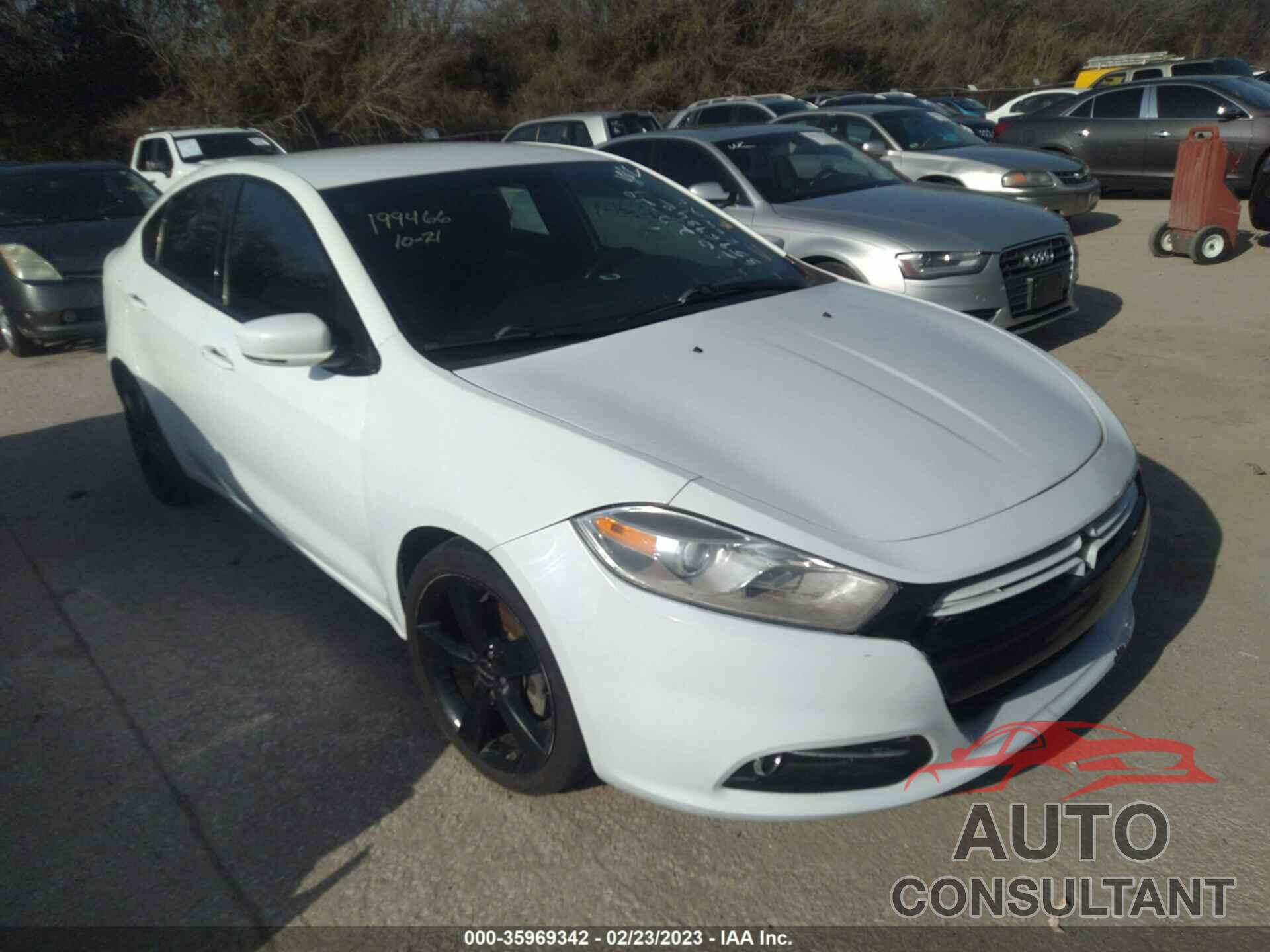 DODGE DART 2016 - 1C3CDFEB4GD539033