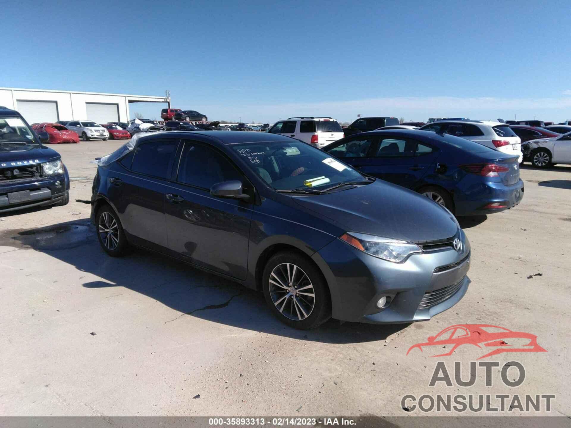 TOYOTA COROLLA 2016 - 2T1BURHE6GC655619