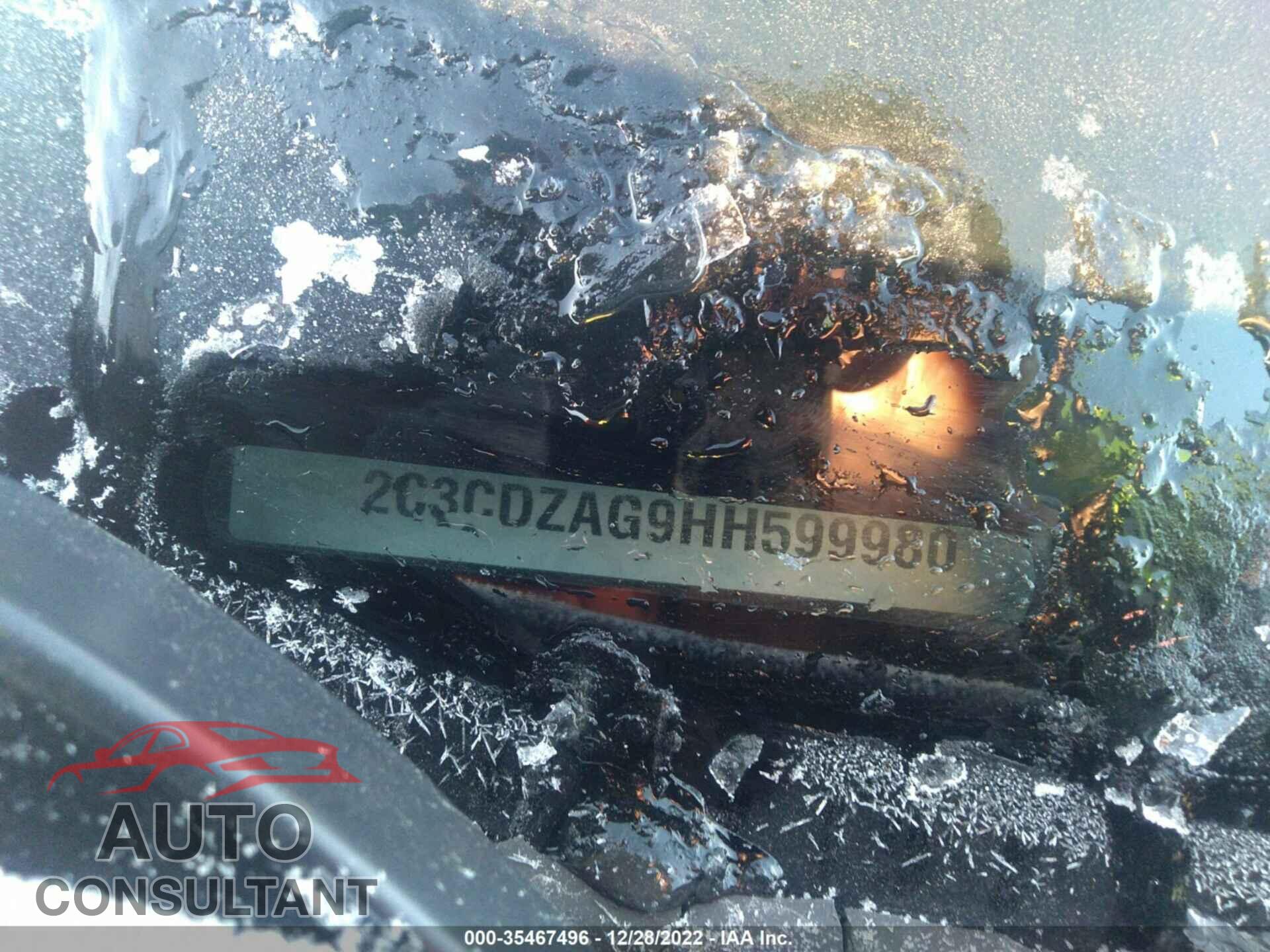 DODGE CHALLENGER 2017 - 2C3CDZAG9HH599980
