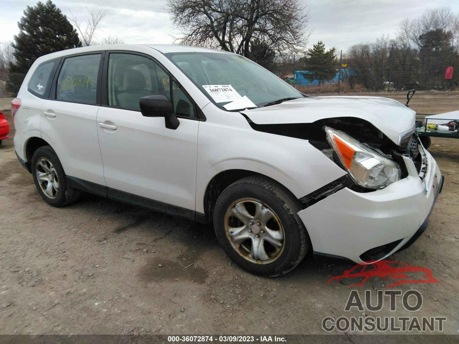 SUBARU FORESTER 2015 - JF2SJAAC0FH830607