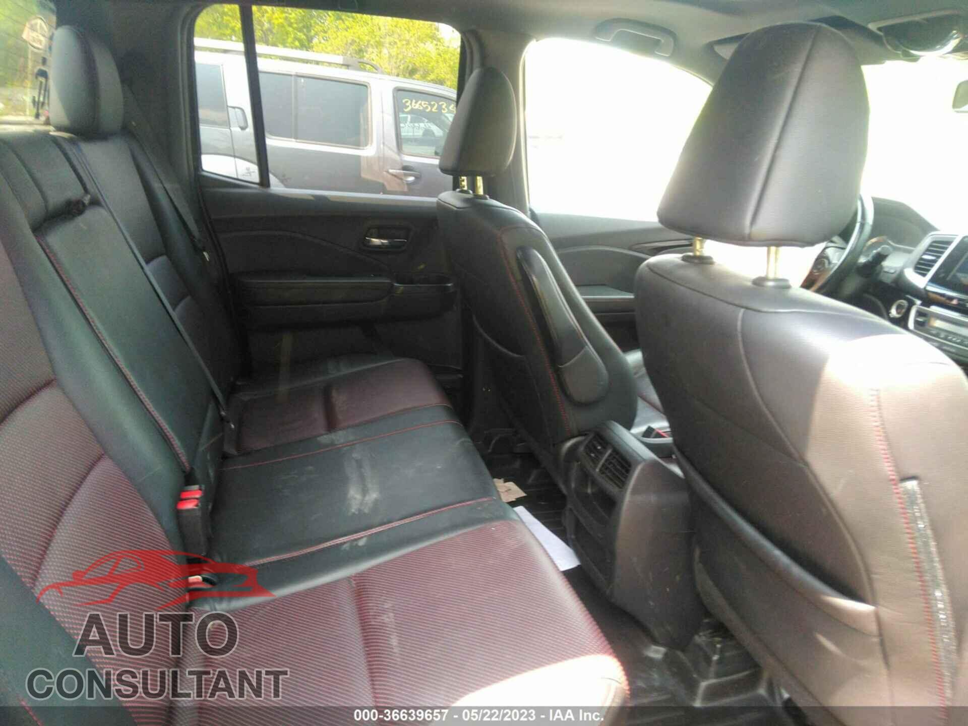 HONDA RIDGELINE 2017 - 5FPYK3F83HB026334