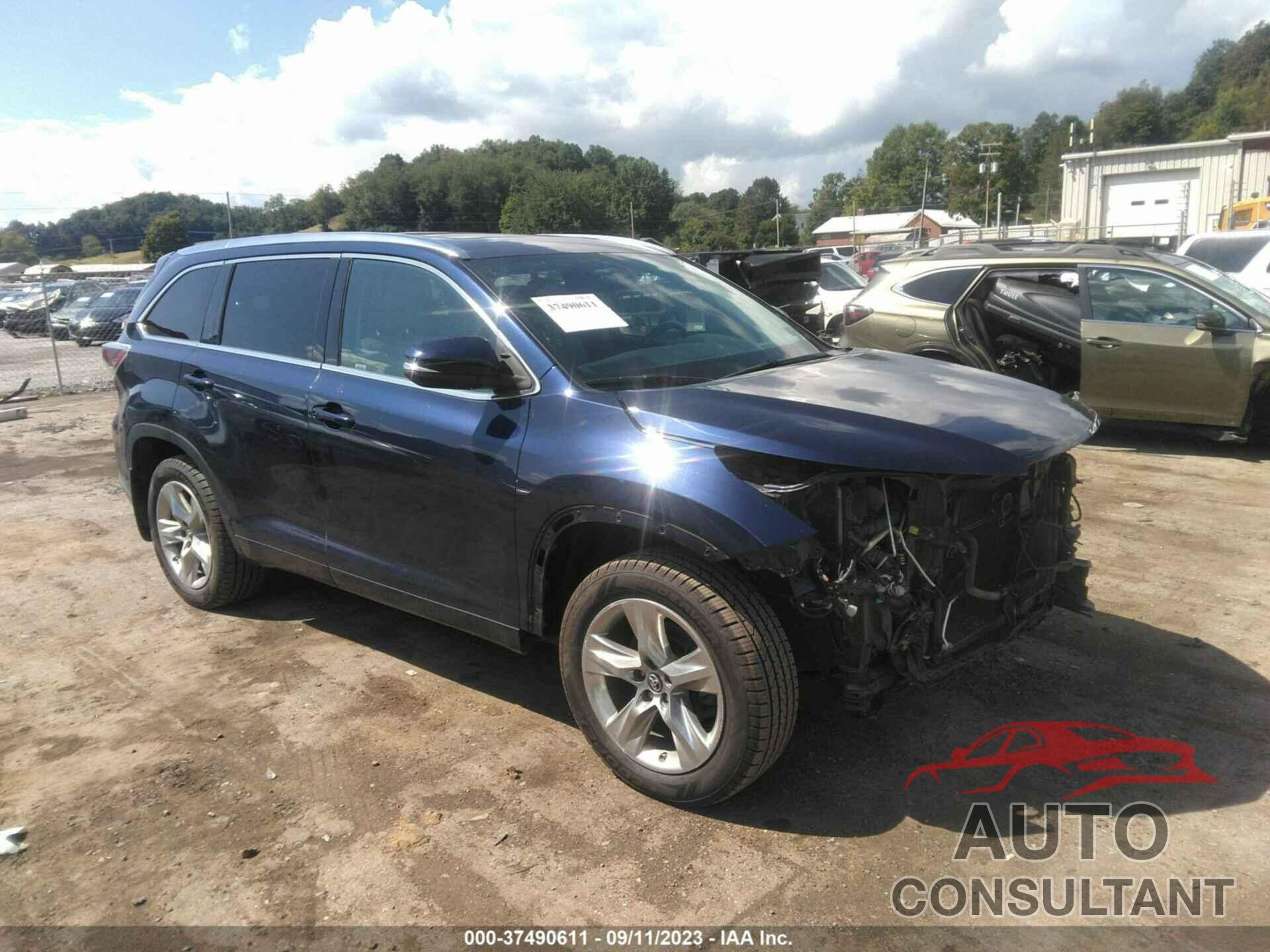 TOYOTA HIGHLANDER HYBRID 2016 - 5TDDCRFH0GS019603