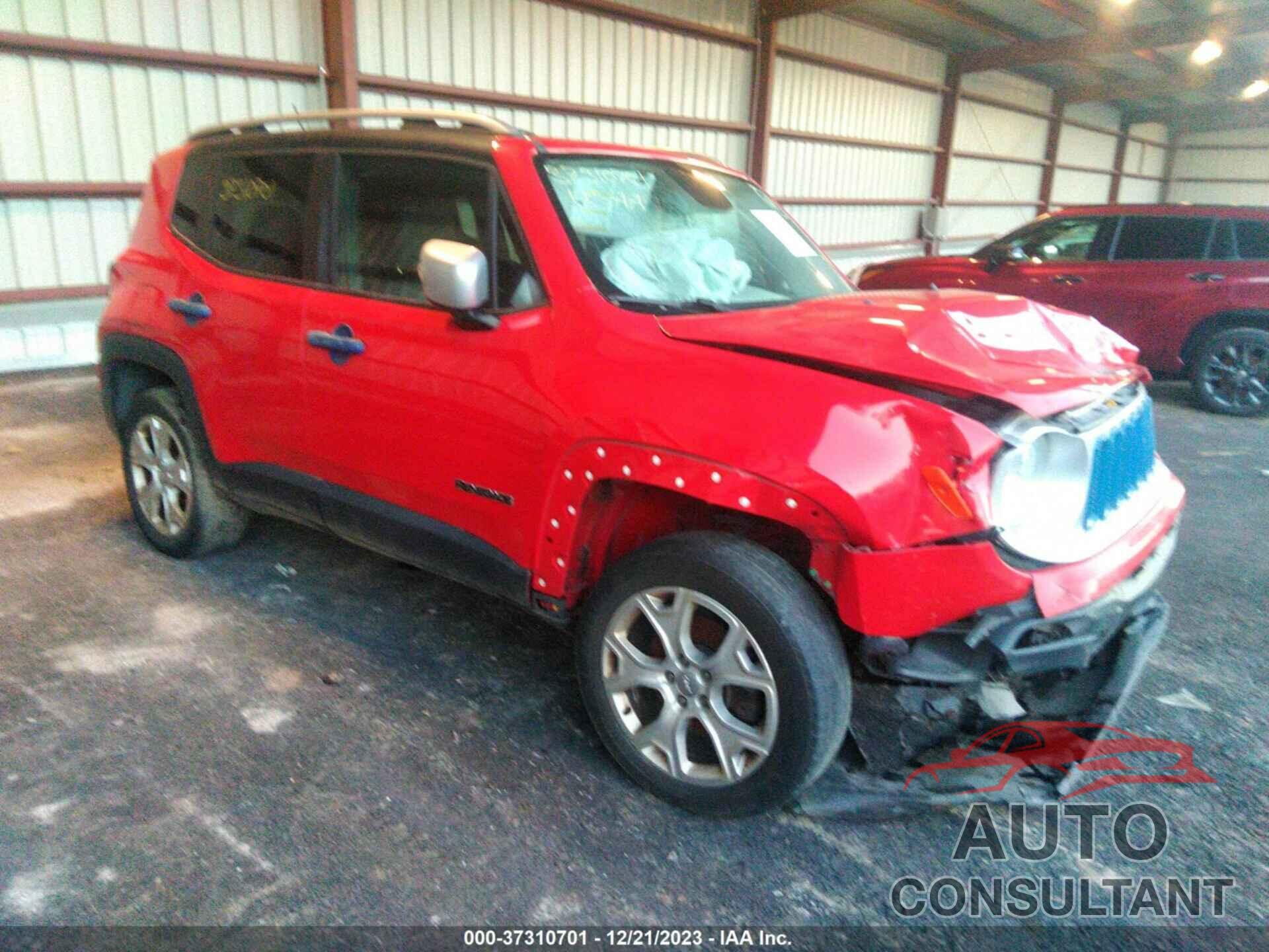 JEEP RENEGADE 2016 - ZACCJBDT3GPC75585