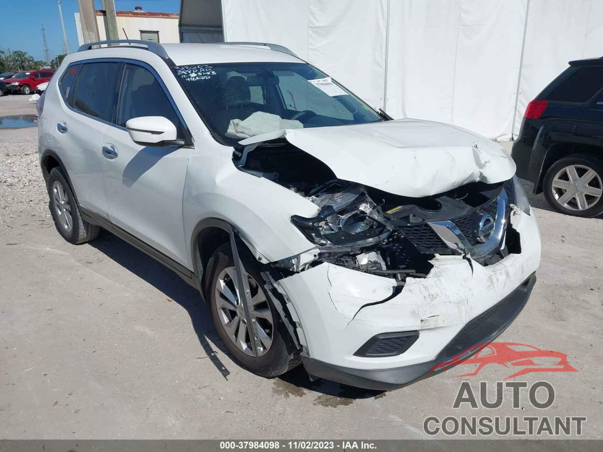 NISSAN ROGUE 2016 - KNMAT2MT4GP609802