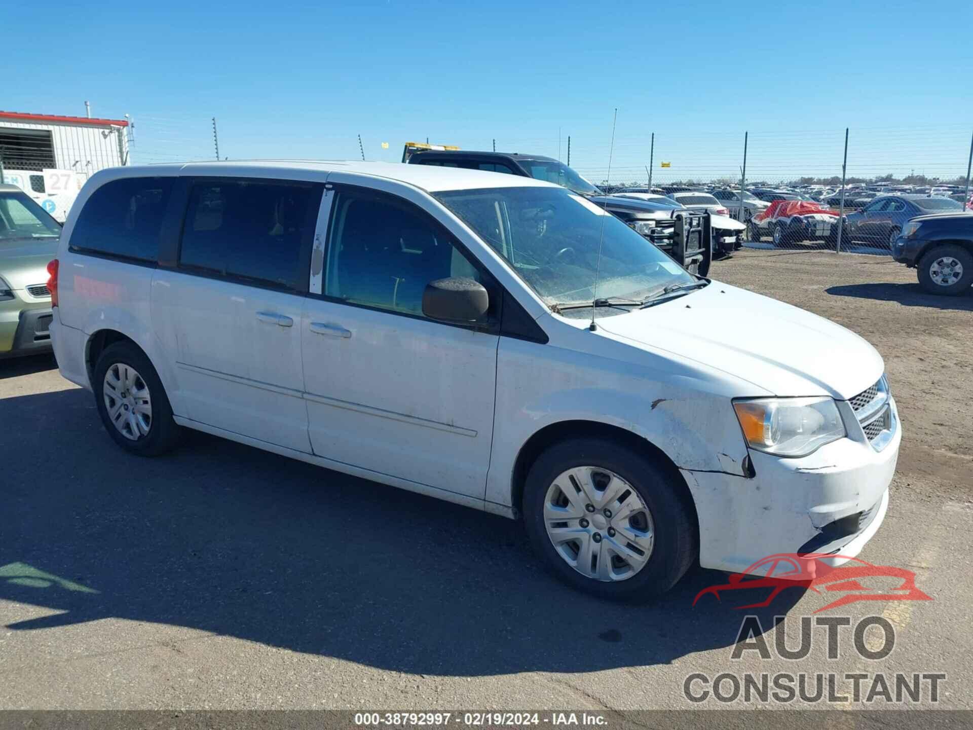 DODGE GRAND CARAVAN 2016 - 2C4RDGBG4GR209675