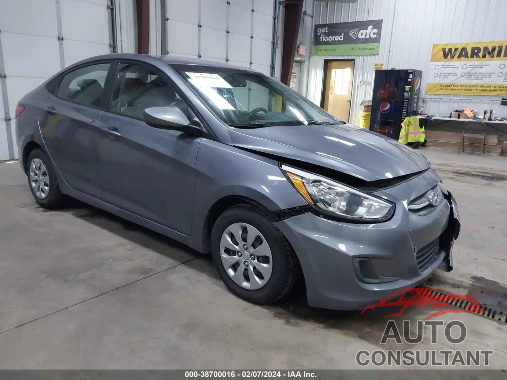 HYUNDAI ACCENT 2017 - KMHCT4AE2HU299500