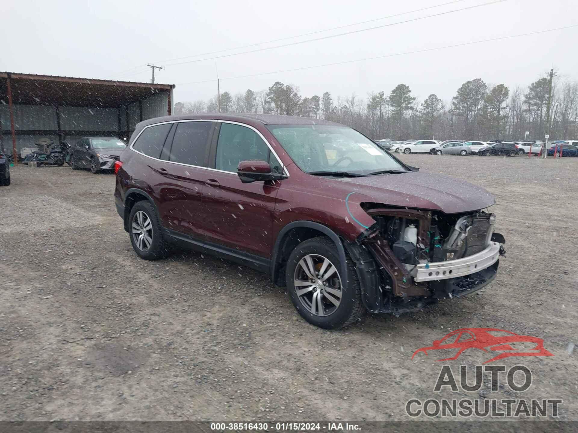 HONDA PILOT 2016 - 5FNYF5H3XGB026727