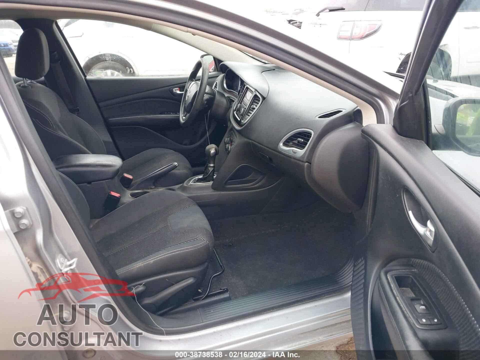 DODGE DART 2016 - 1C3CDFBB7GD538155