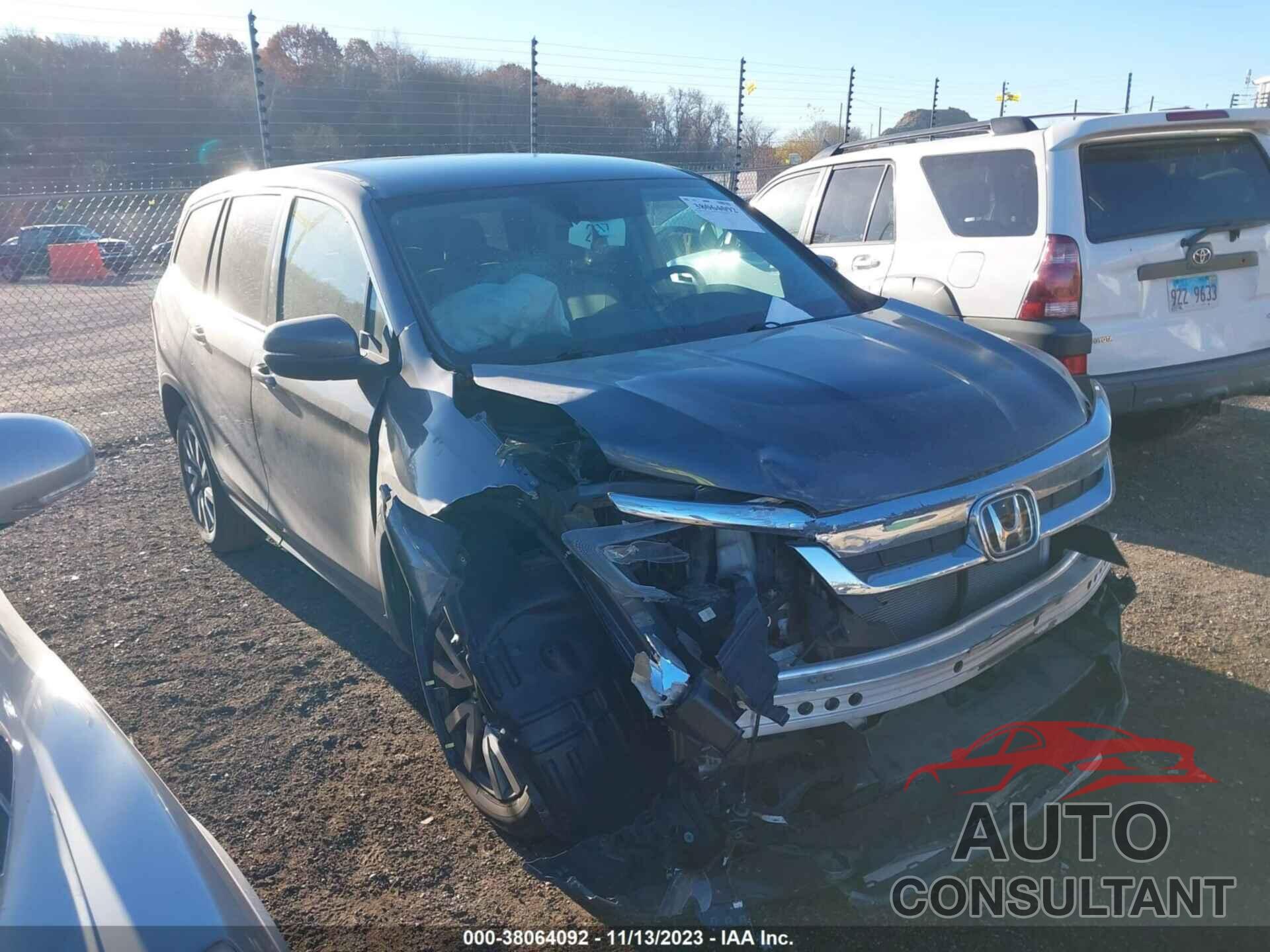 HONDA PILOT 2019 - 5FNYF5H35KB029883