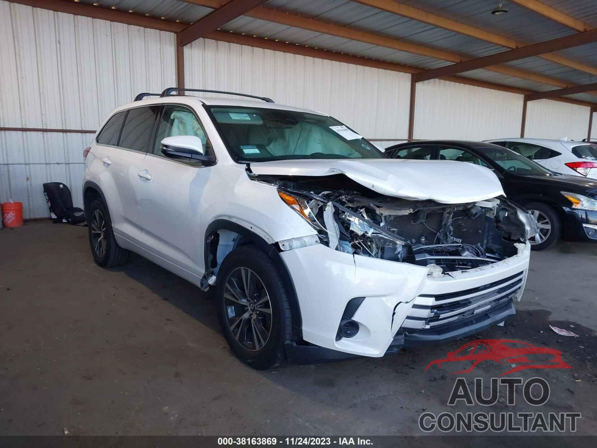 TOYOTA HIGHLANDER 2017 - 5TDZZRFH7HS203250