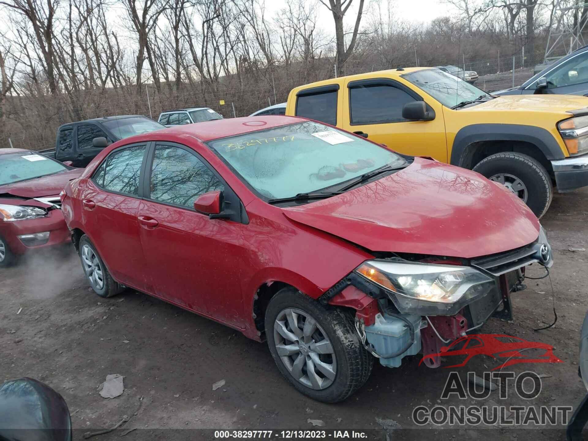 TOYOTA COROLLA 2016 - 2T1BURHE6GC630039