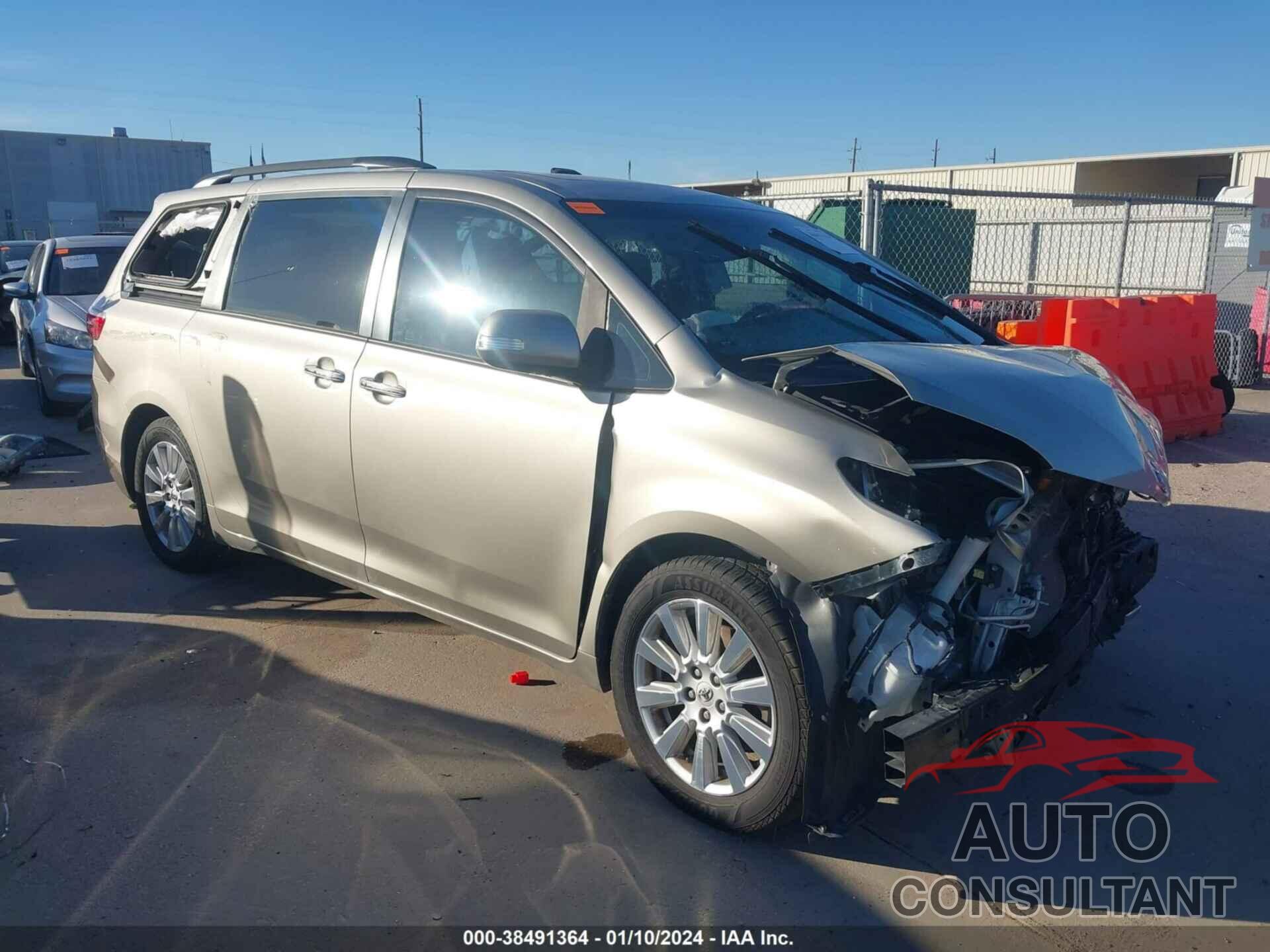 TOYOTA SIENNA 2017 - 5TDYZ3DC1HS859105