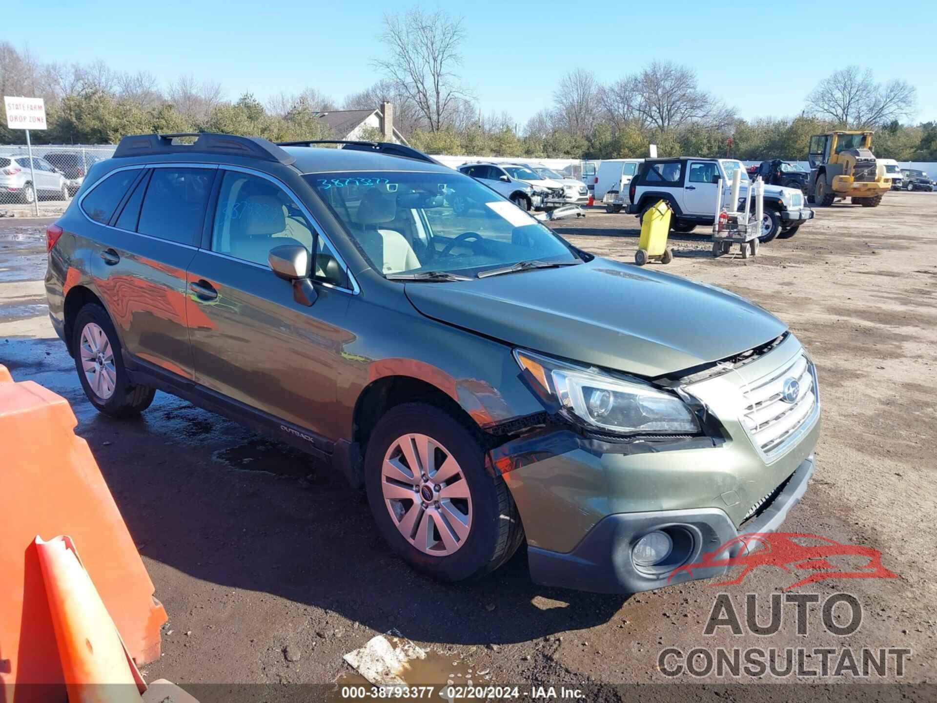 SUBARU OUTBACK 2016 - 4S4BSBFC3G3277102