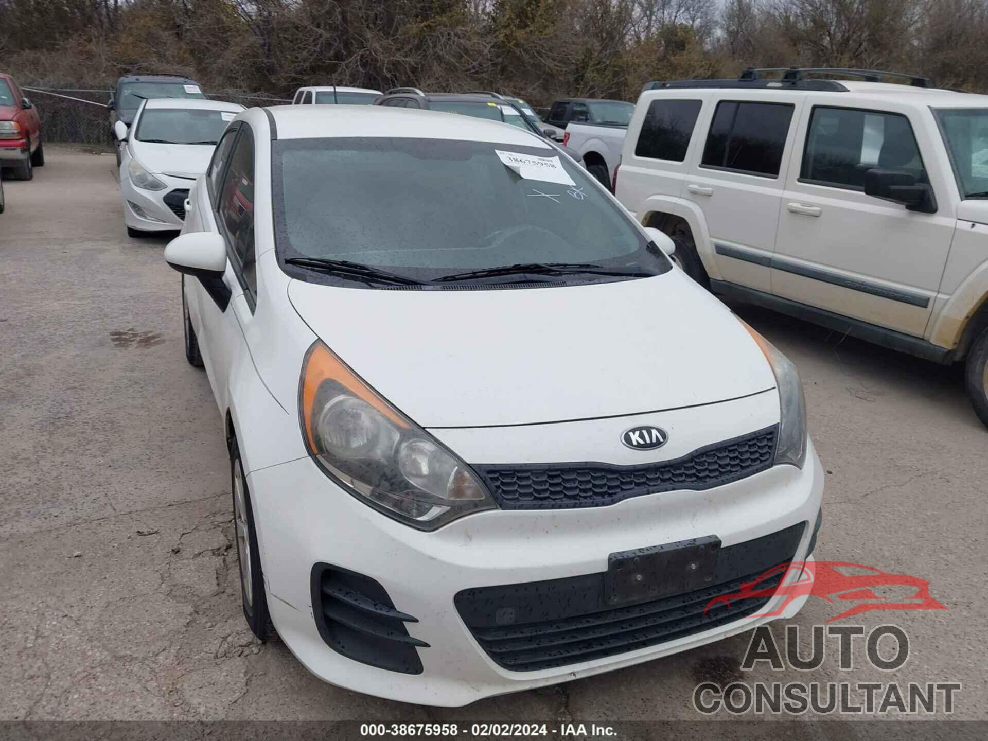 KIA RIO 2016 - KNADM5A39G6686281