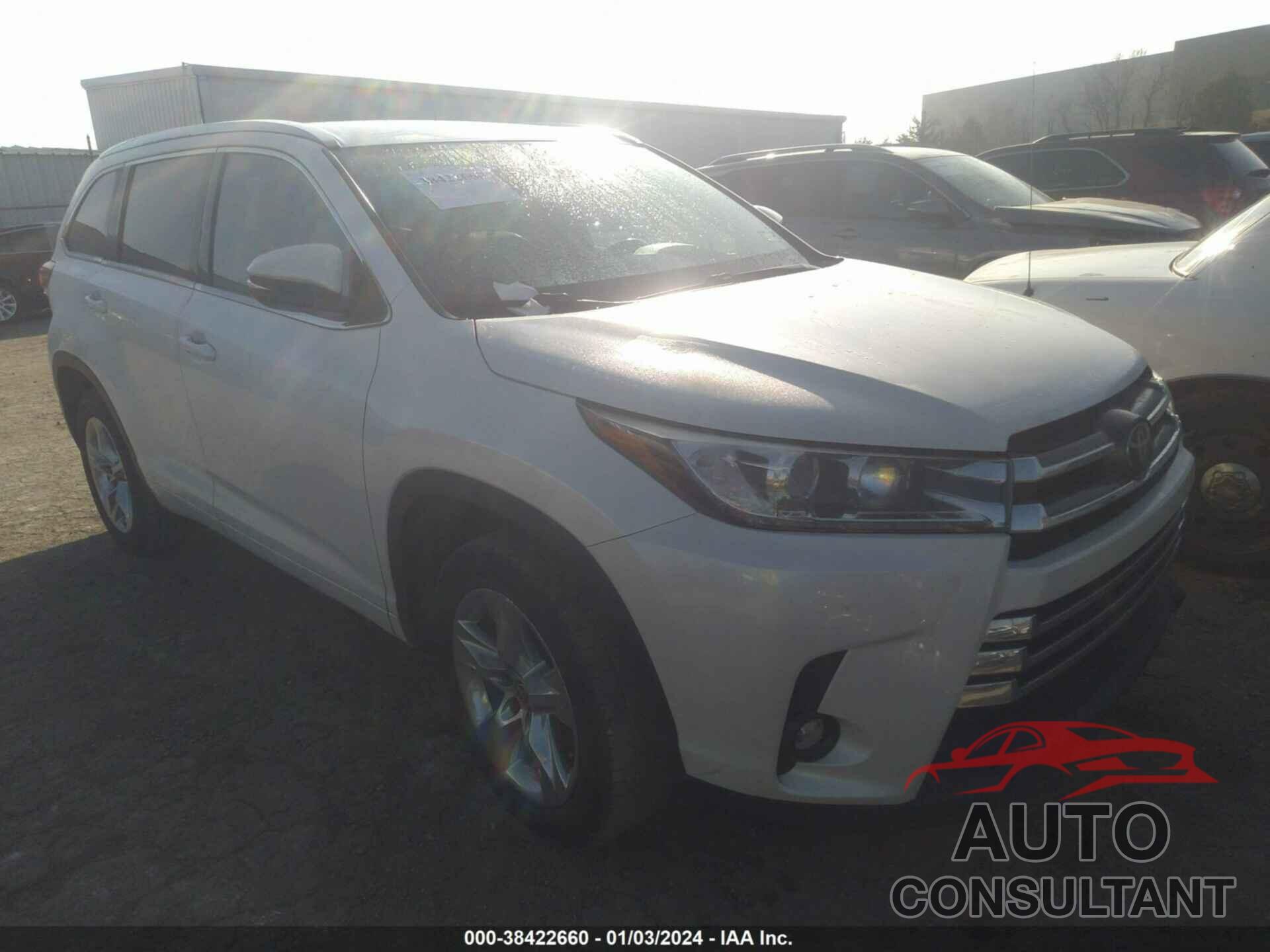 TOYOTA HIGHLANDER 2019 - 5TDYZRFH8KS369408