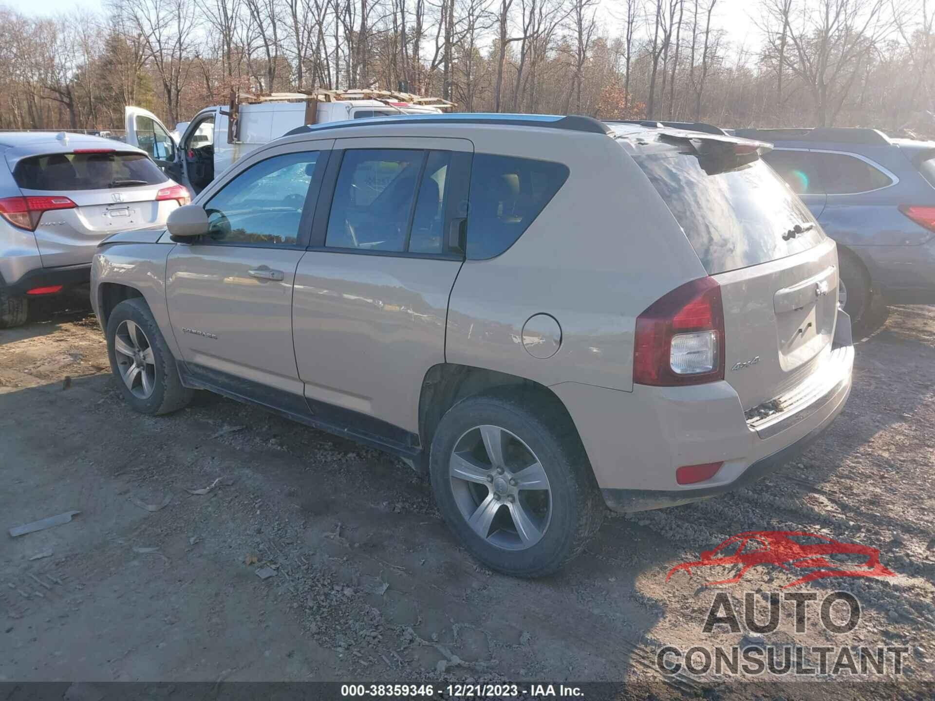 JEEP COMPASS 2017 - 1C4NJDEB5HD168273