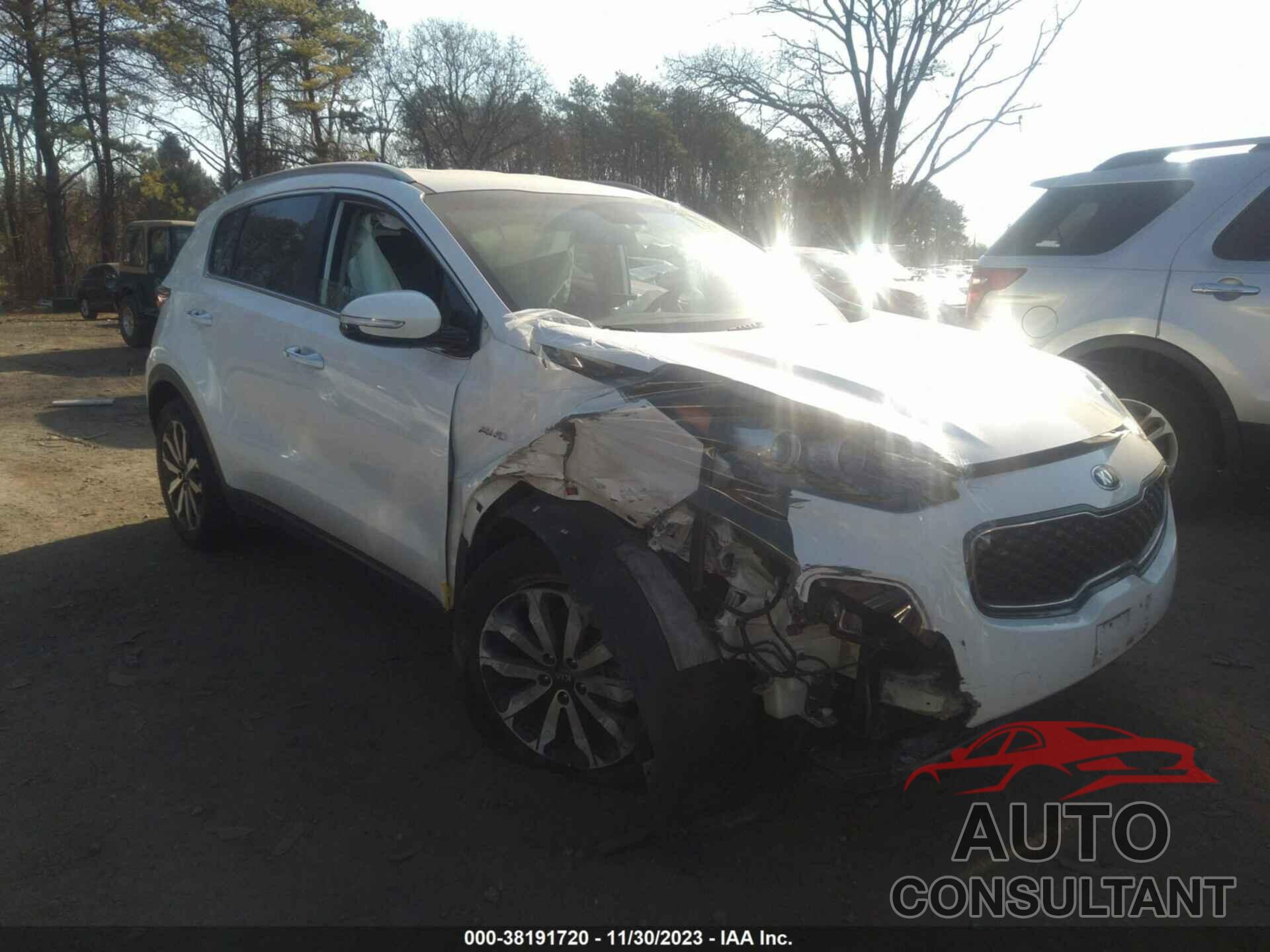 KIA SPORTAGE 2018 - KNDPNCAC9J7363142