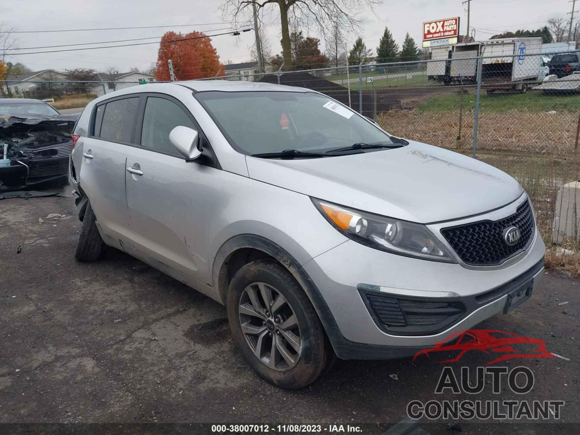 KIA SPORTAGE 2016 - KNDPB3AC6G7875510
