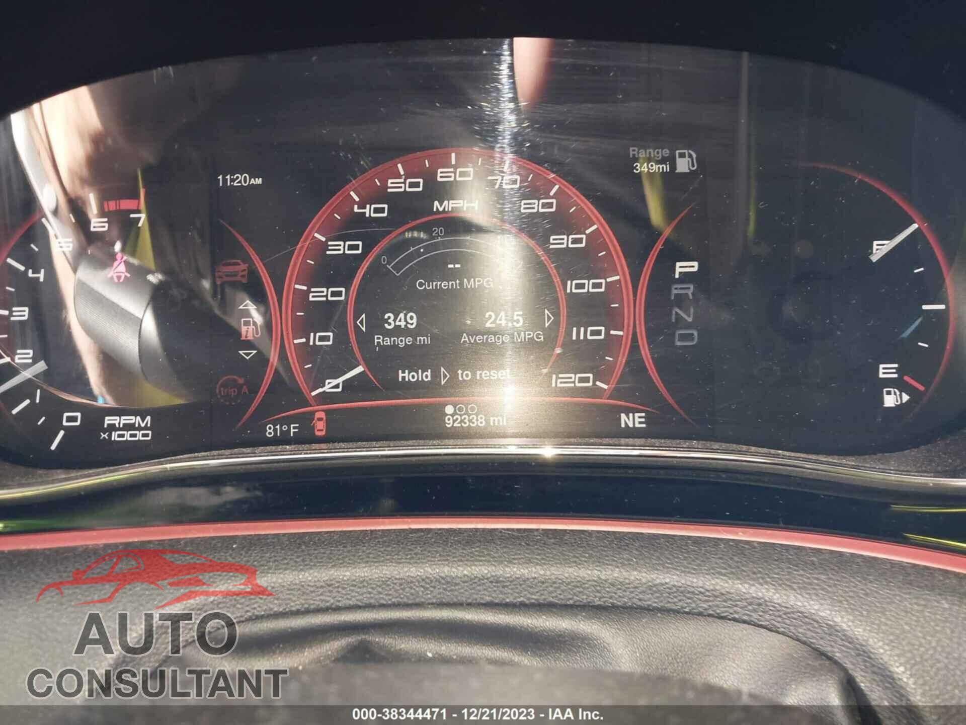 DODGE DART 2015 - 1C3CDFEBXFD286945