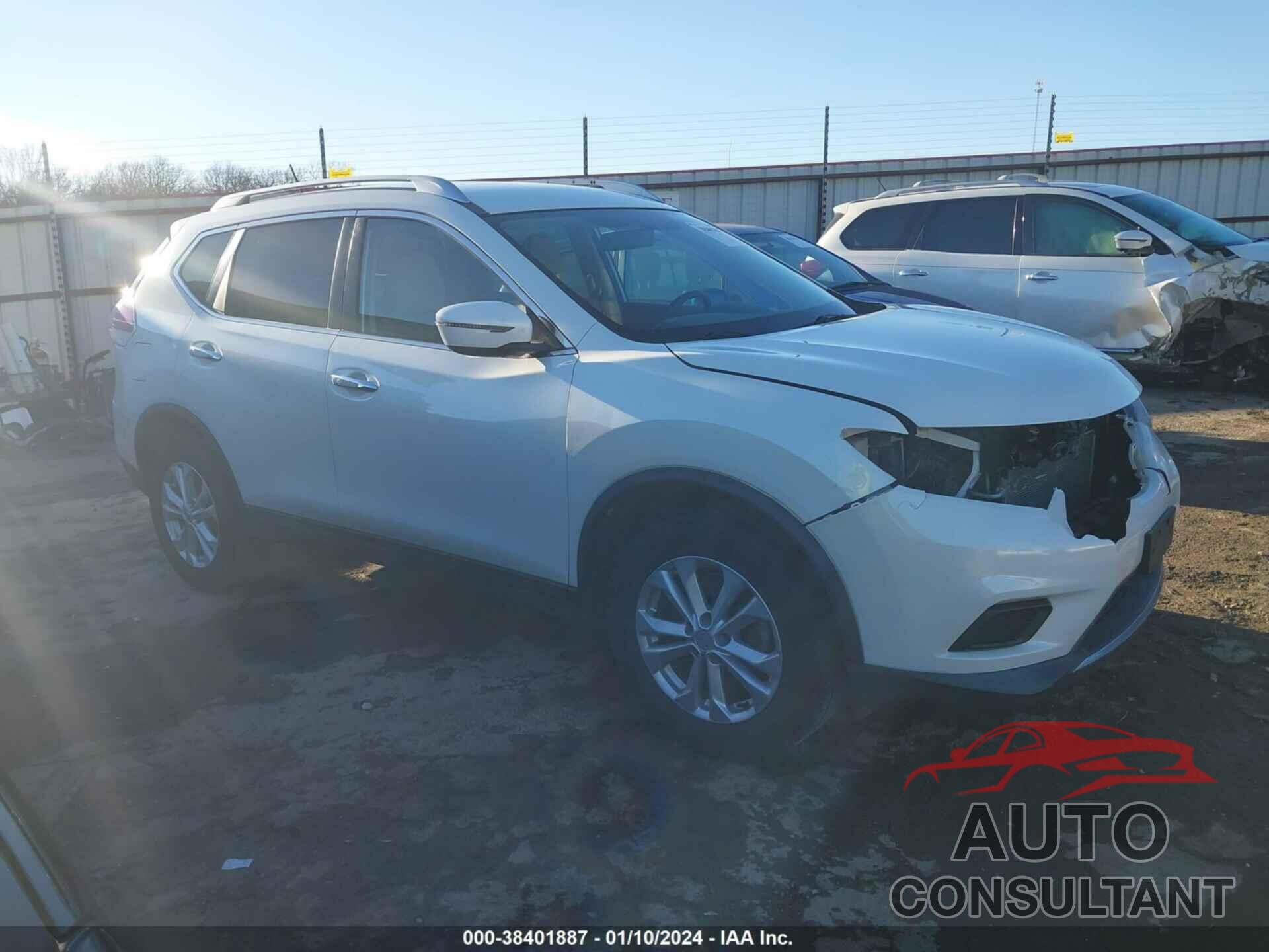 NISSAN ROGUE 2016 - KNMAT2MV8GP671480