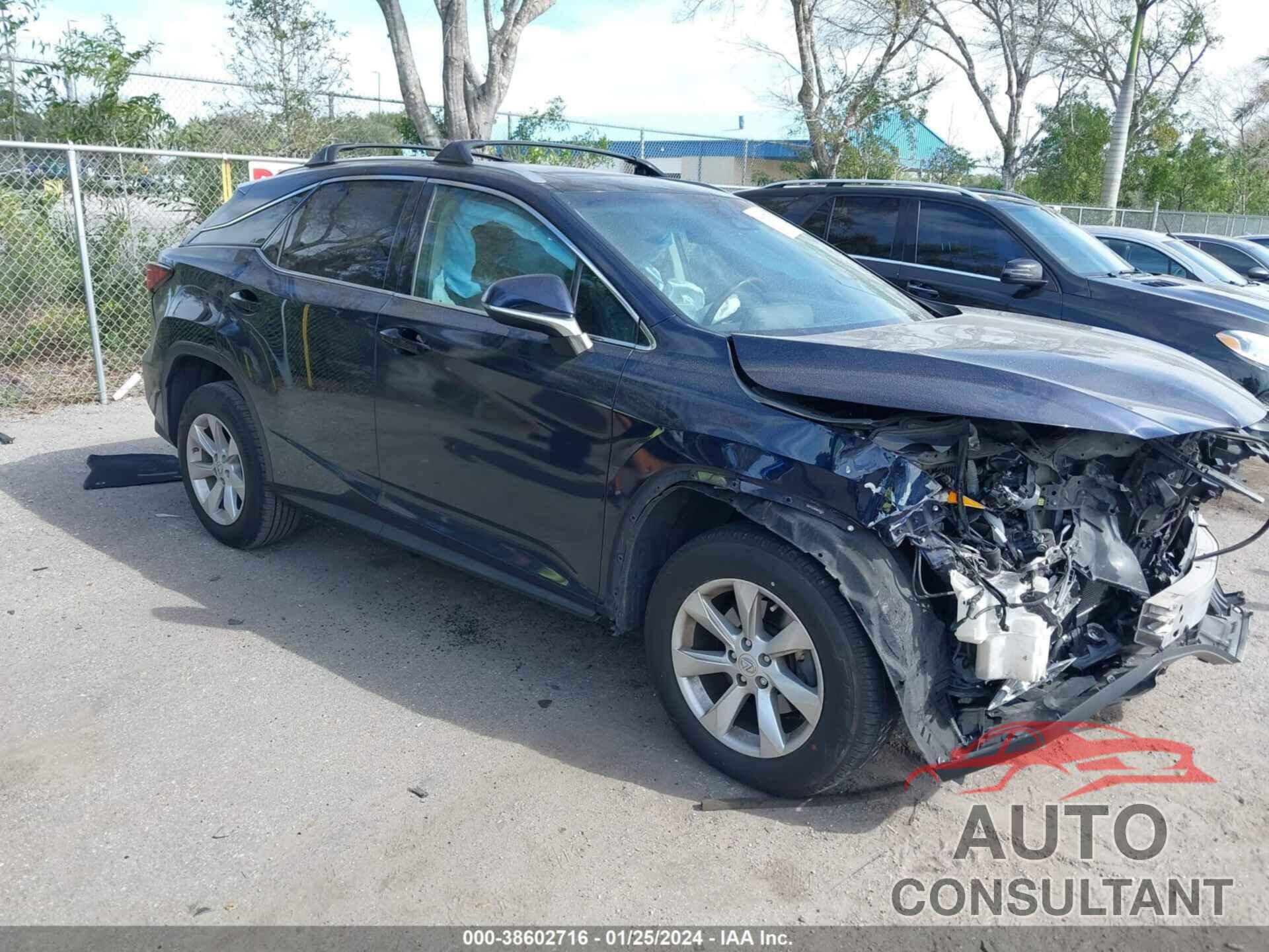 LEXUS RX 350 2016 - 2T2ZZMCA8GC022624