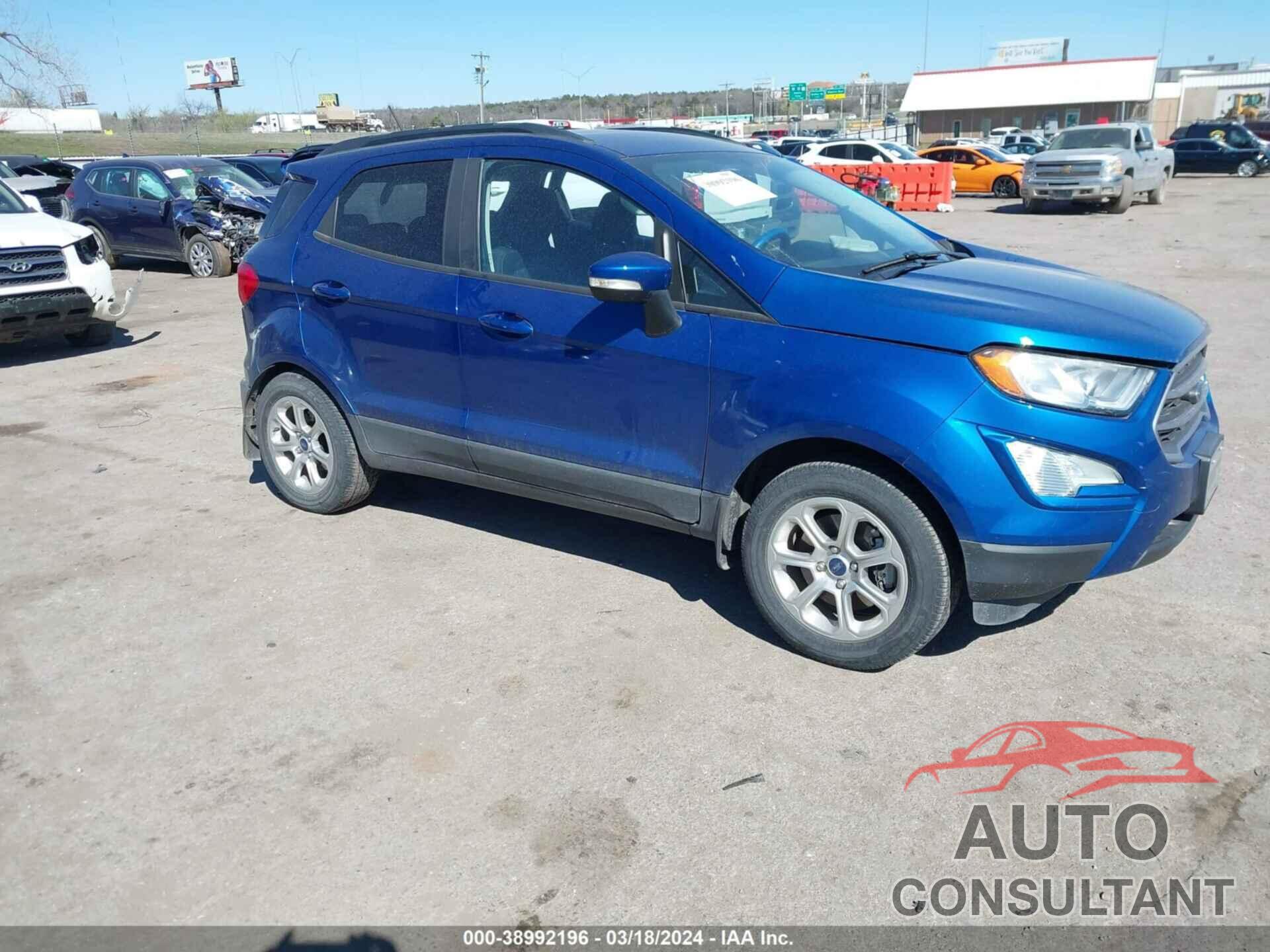 FORD ECOSPORT 2019 - MAJ3S2GE8KC279872