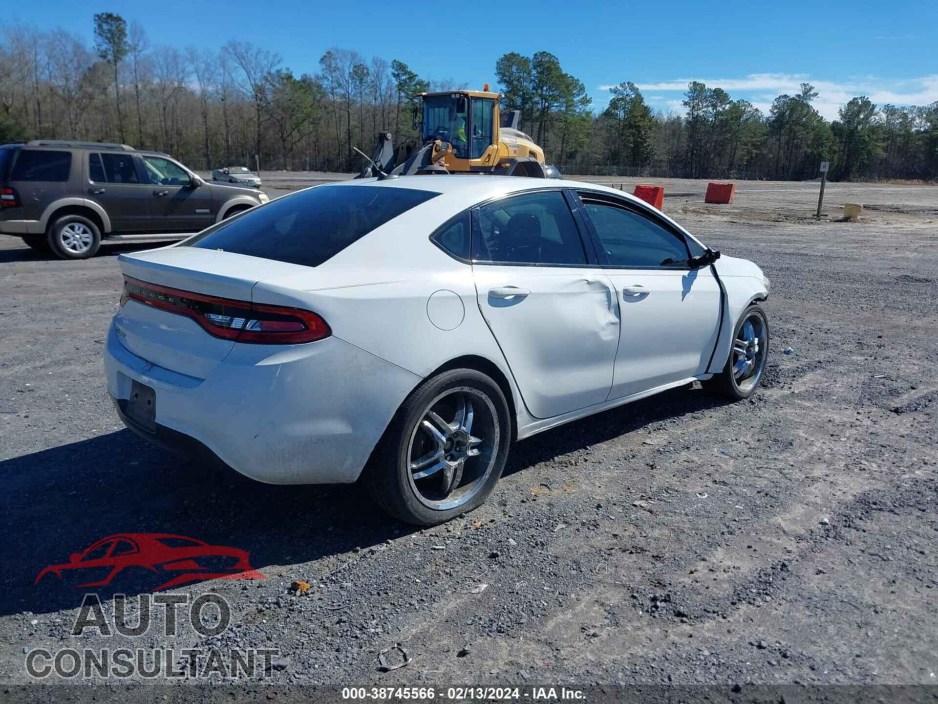 DODGE DART 2016 - 1C3CDFAA1GD752566